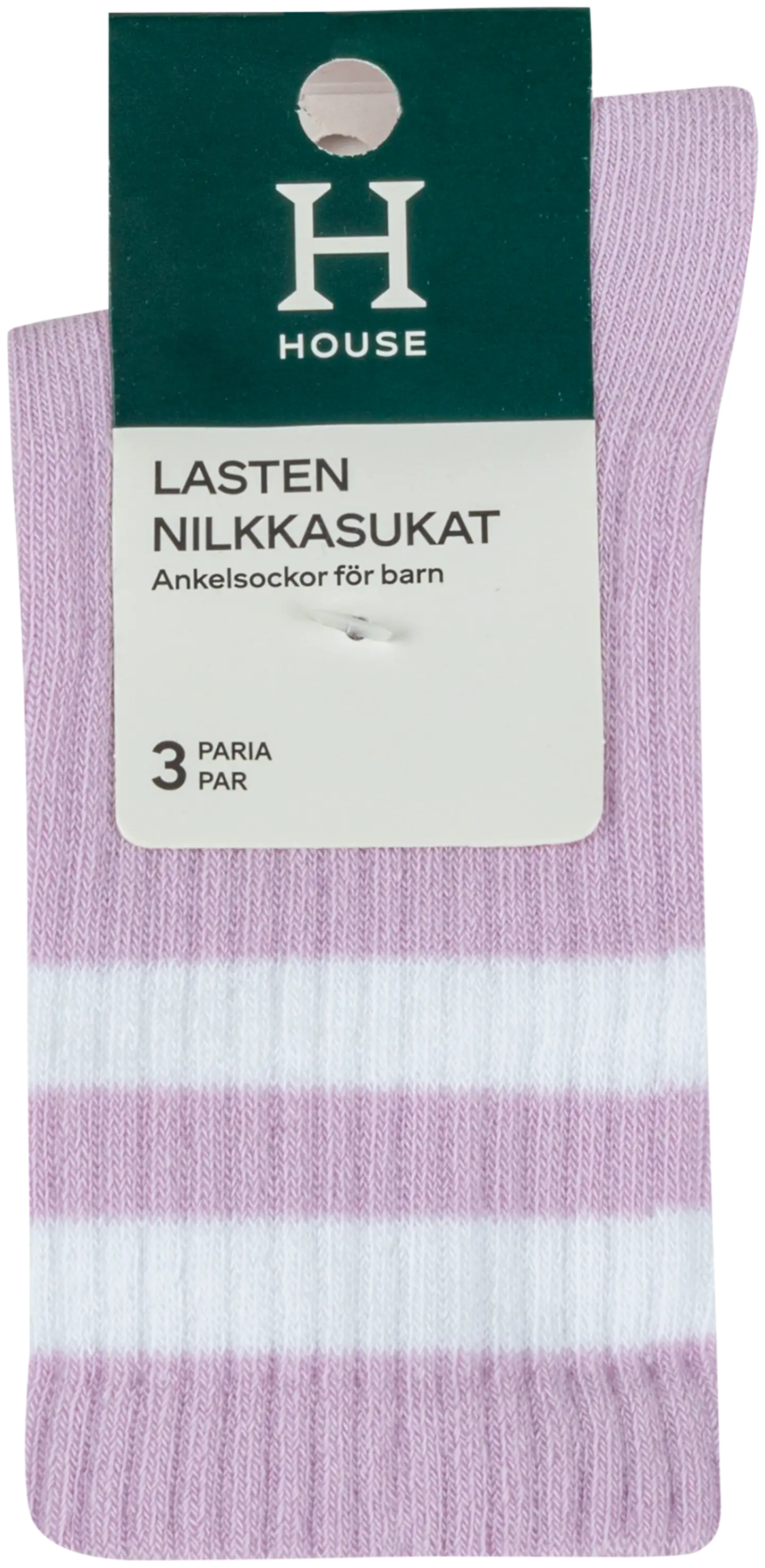 House lasten tennissukat 234H250323 3-pack - Lilac - 2