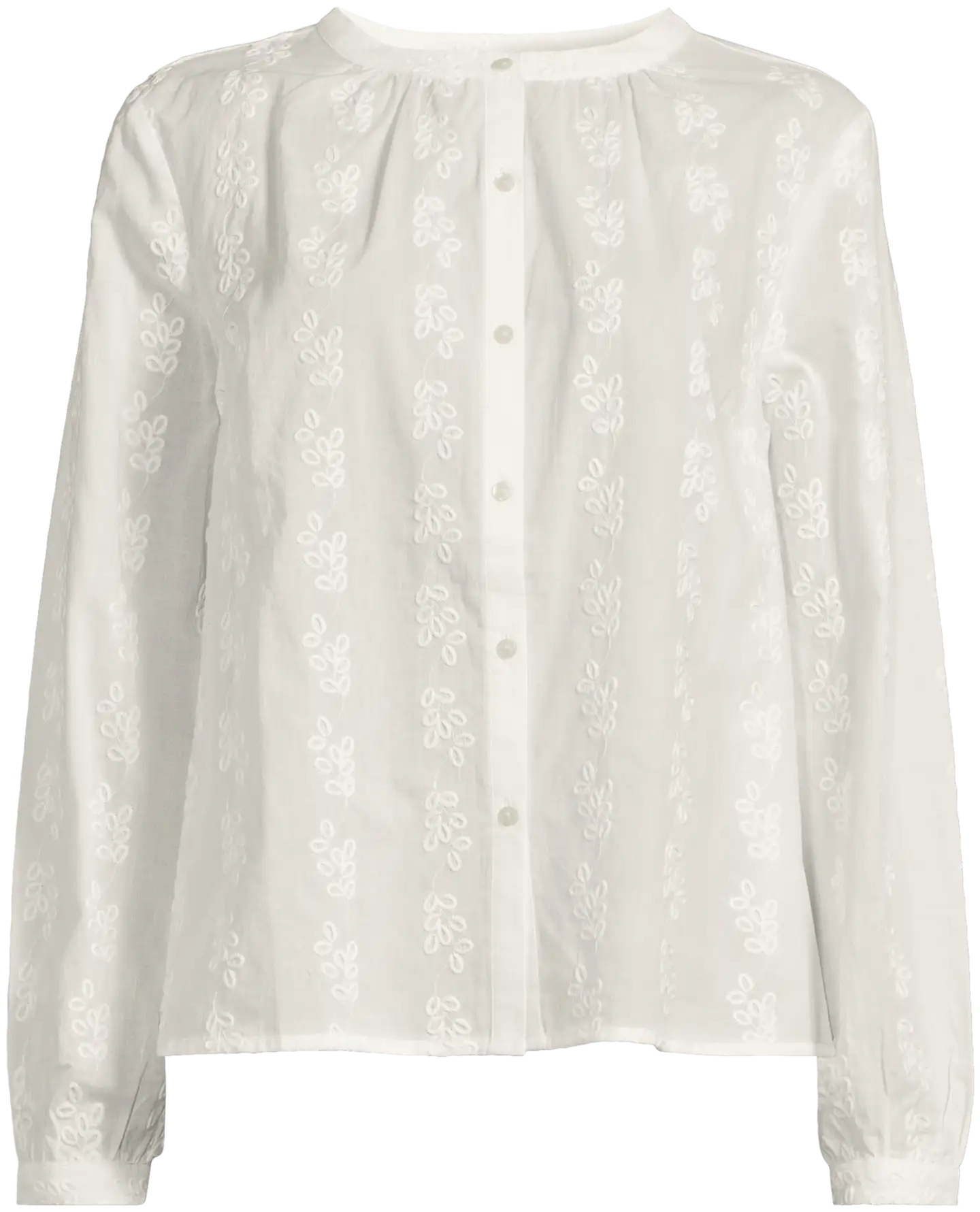 House naisten kangaspaita 228H261010 - Cloud dancer - 2