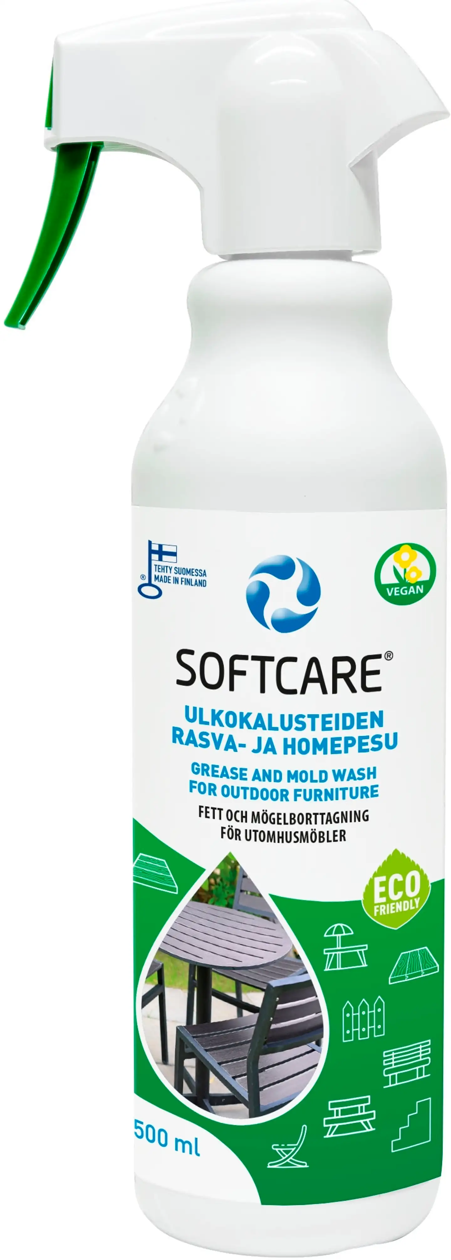 Softcare Ulkokalusteiden Rasvapesu 500 ml