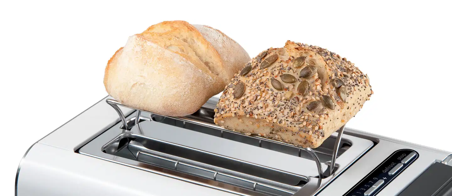 Bosch leivänpaahdin Compact Toaster Styline TAT8611N valkoinen - 7