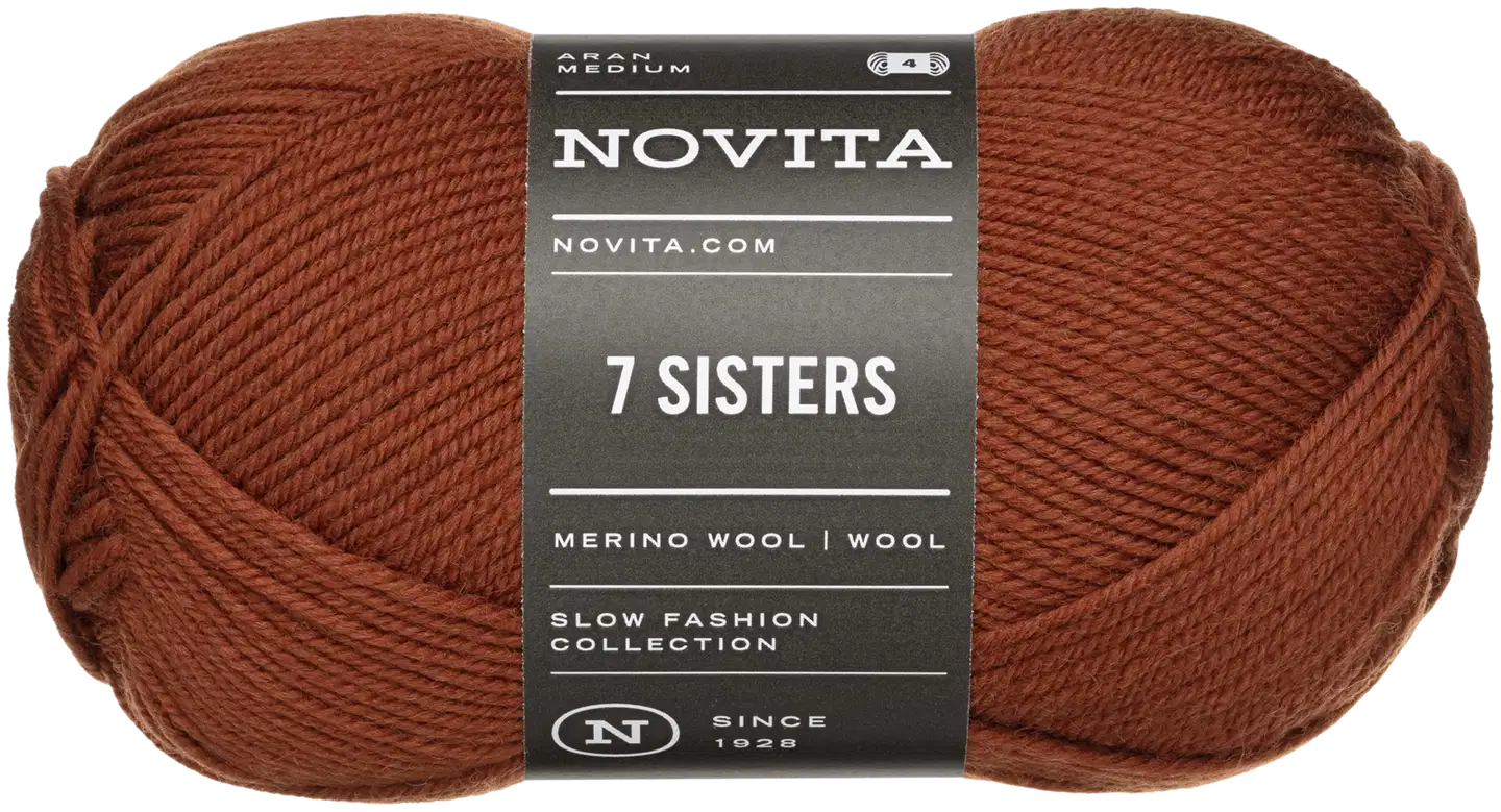 Novita lanka 7 Sisters 100g kinuski 666 - 1