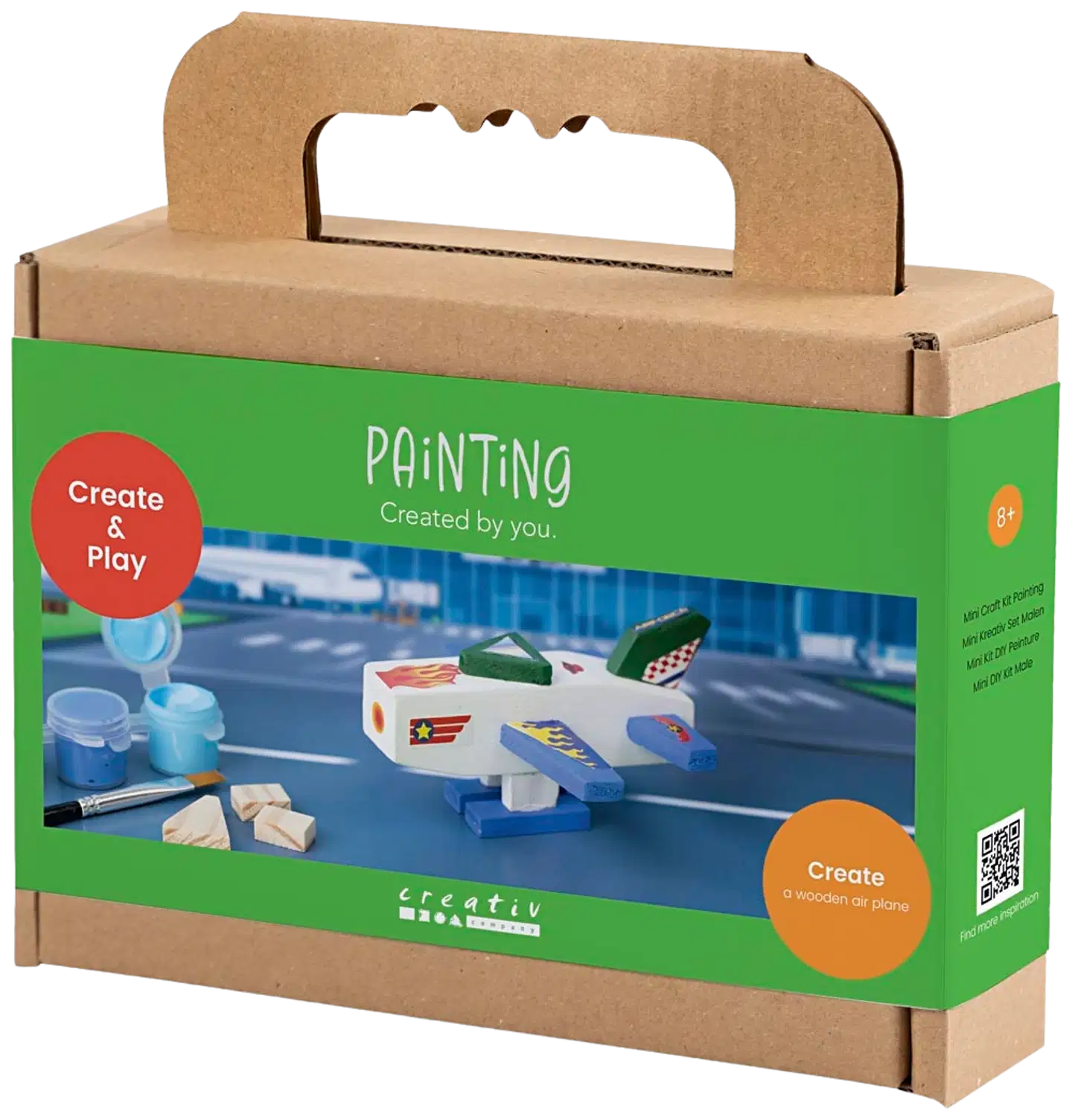 Creativ Company askartelusetti mini maalaus, lentokone - 3
