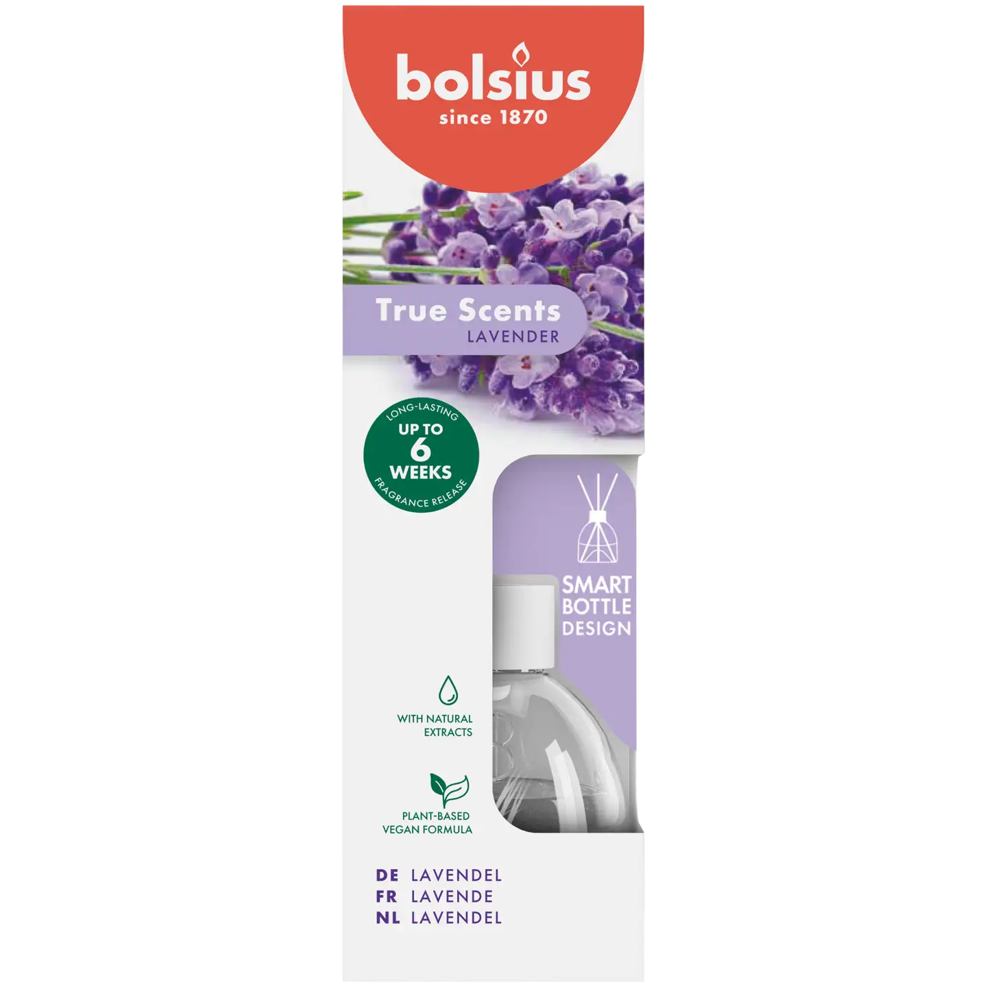 Bolsius True Scents – huonetuoksu – Lavender – 60 ml