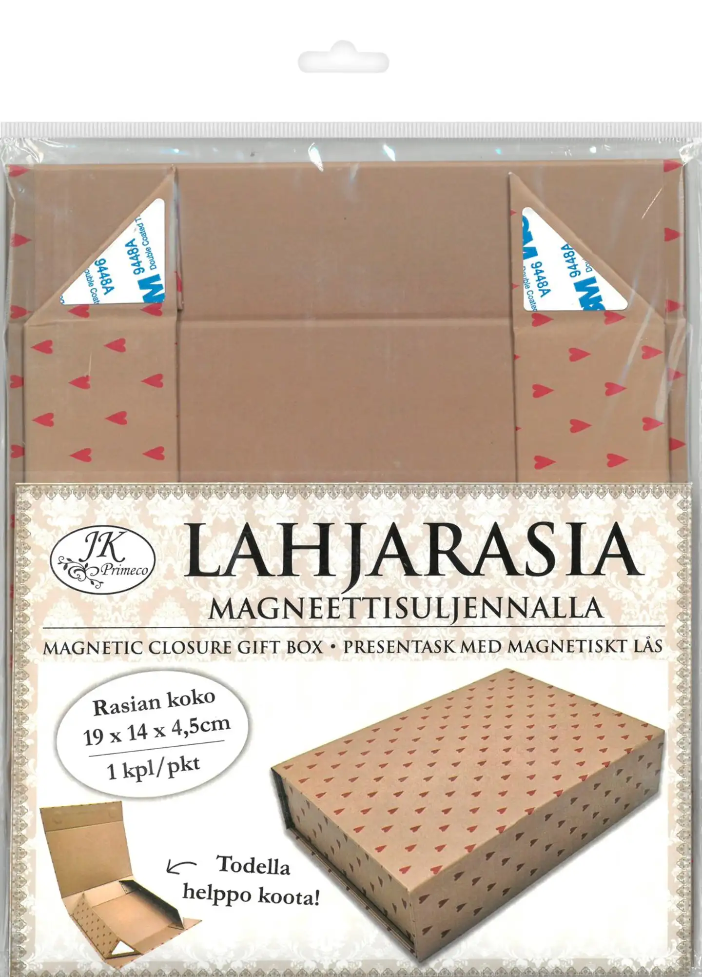 J.K. Primeco lahjarasia Sydän ruskea - 1