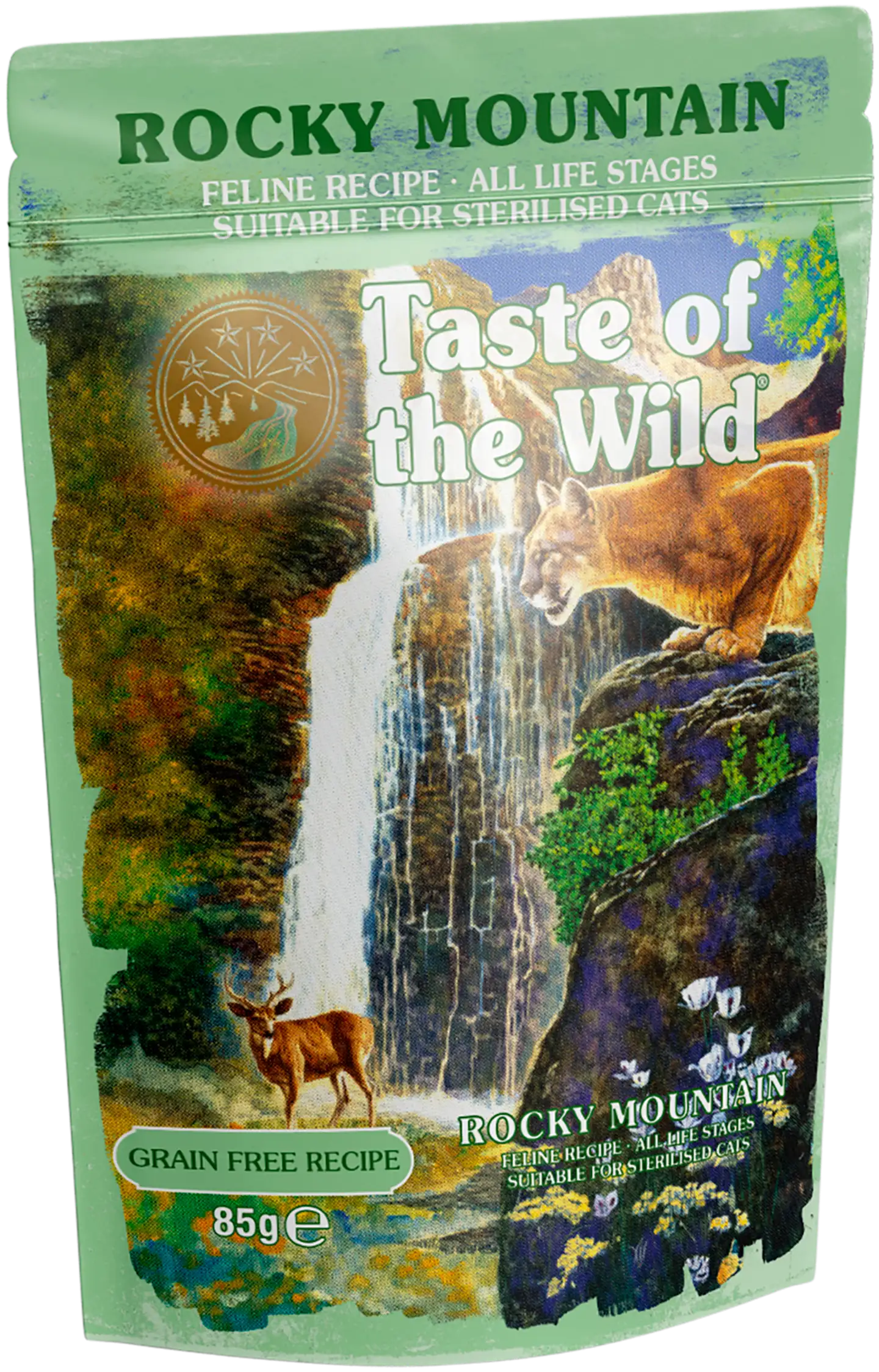 Taste of the wild rocky mountain cat chunks pouch 85g - 1