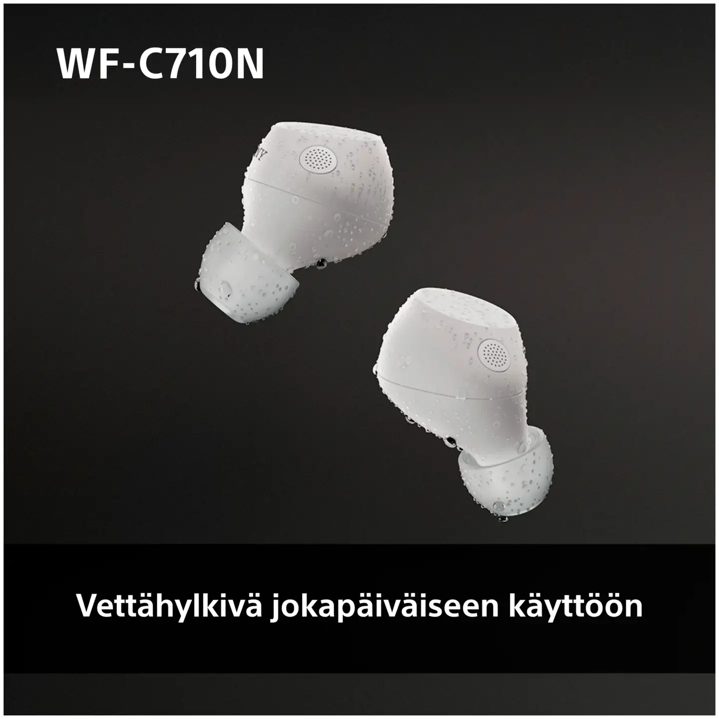 Sony langattomat vastamelunappikuulokkeet WF-C710NW valkoinen - 9