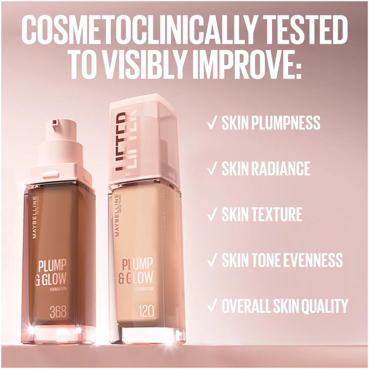Maybelline New York Lifter Plump & Glow Meikkivoide 220 30 ml - 116 - 8