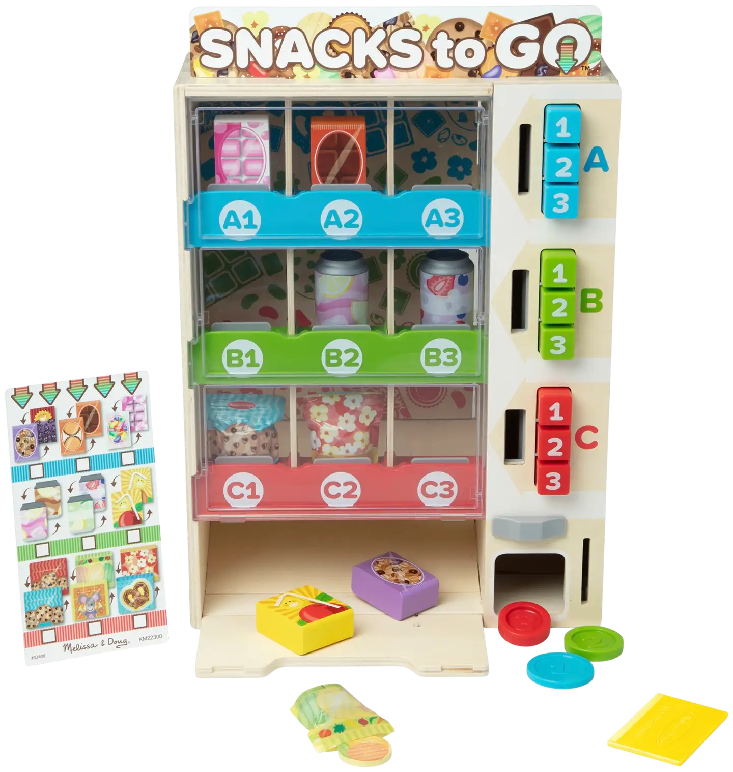 Melissa & doug Leikkisetti Myyntiutomaatti 43 x 31 x 14 cm - 2