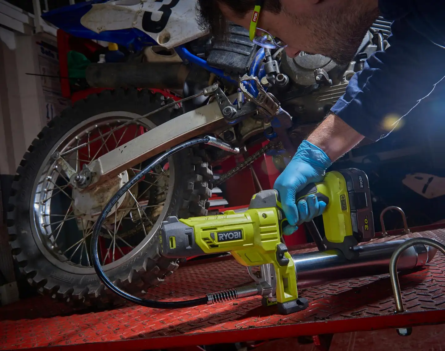 Ryobi 18V rasvapuristin R18GG-0 - 3