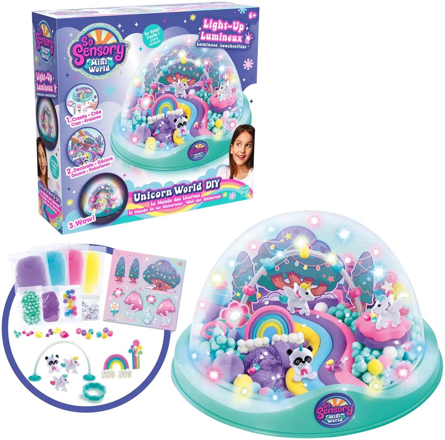 So Sensory Unicorn World Dome - 3