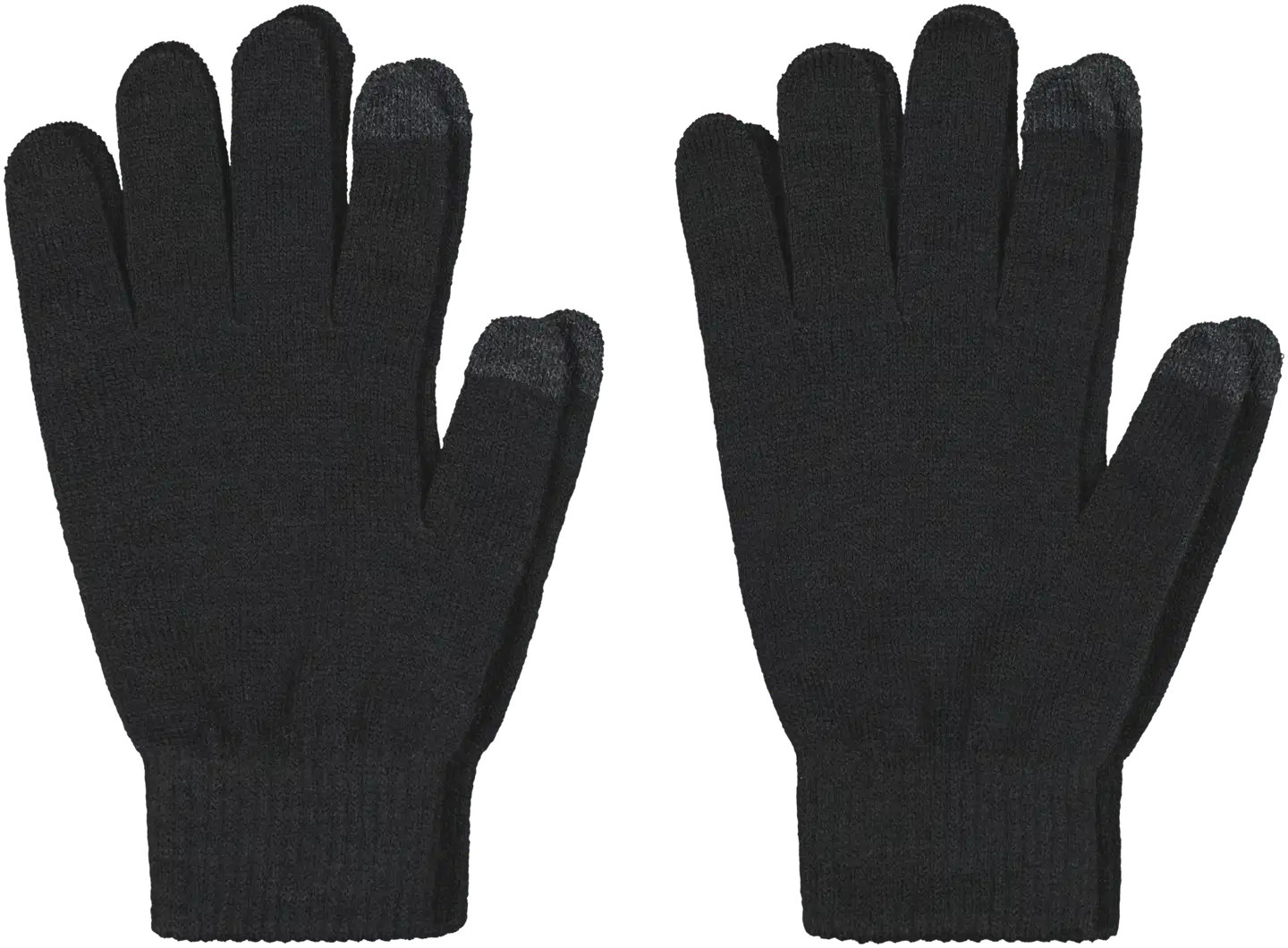 House miesten neulesormikkaat 2-pack 196H312407 - Black/black