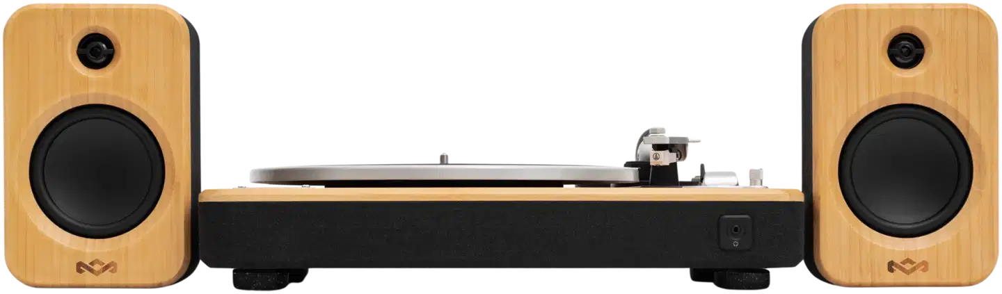 House of Marley Levysoitin & kaiutin paketti Stir It Up Wireless 2 Stereo, musta/puu - 3