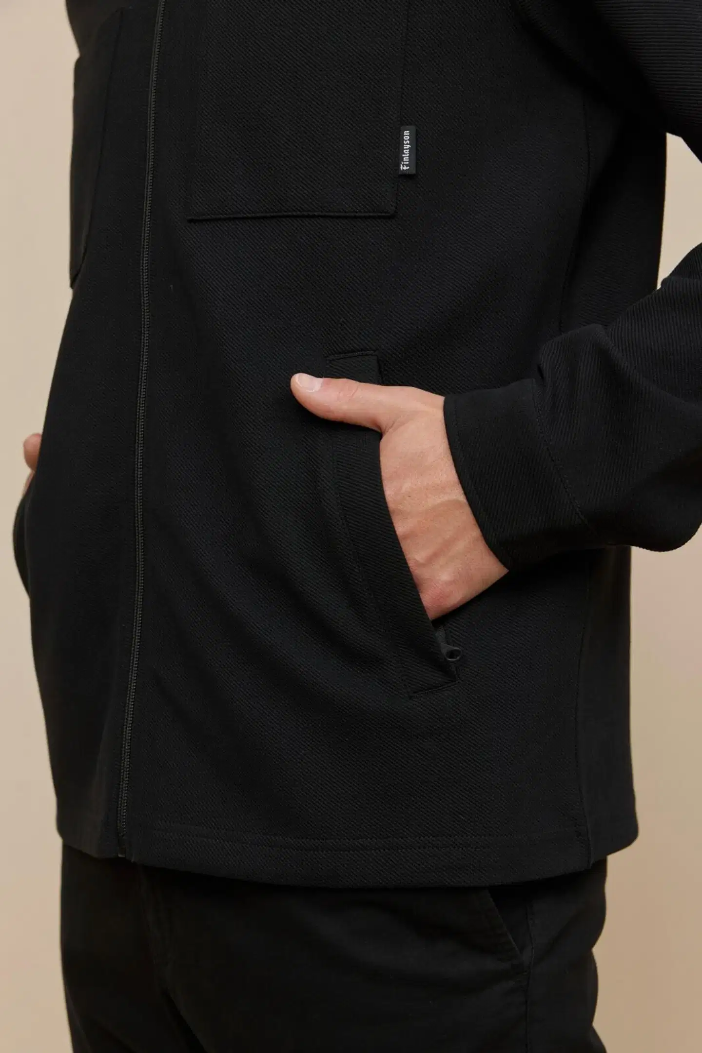 Finlayson miesten paitatakki - Black - 8