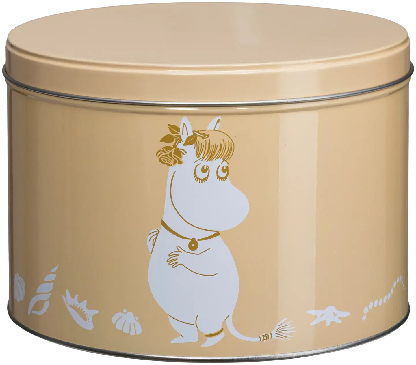 Martinex Muumi pinottava purkki Niiskuneiti keltainen - 1