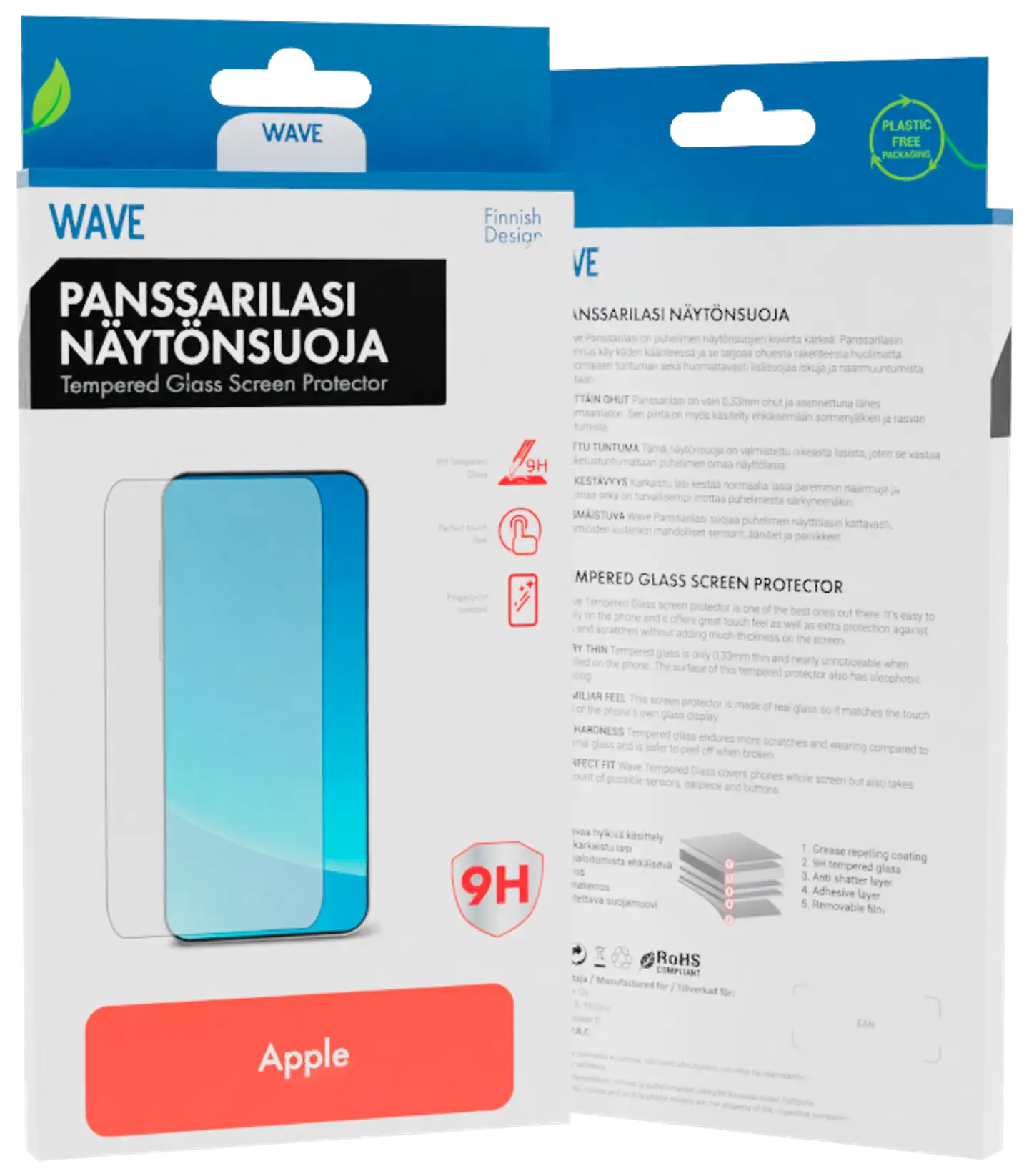 Wave Panssarilasi, Suora, Apple iPhone 16 Plus