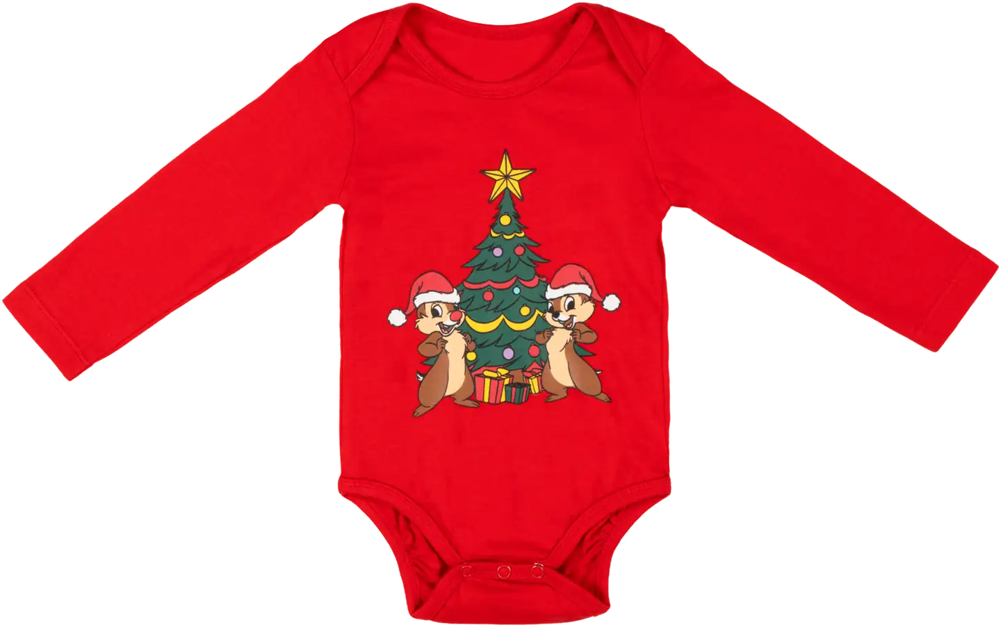 Disney vauvojen body Tiku & Taku Joulujuhla - RED - 1