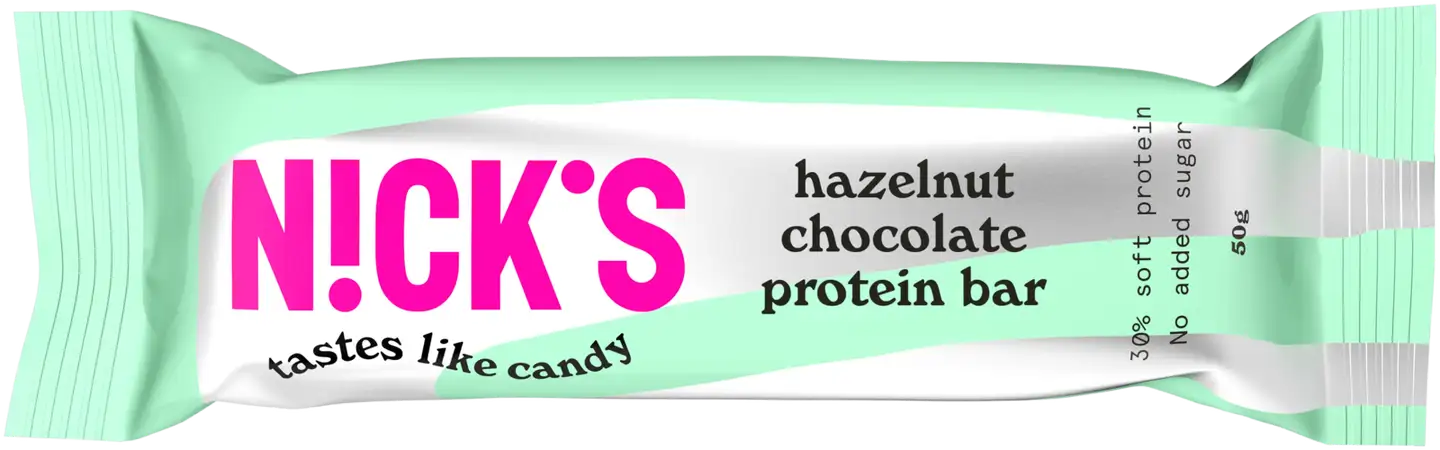 Nick's proteiinipatukka Hazelnut Chocolate 50g