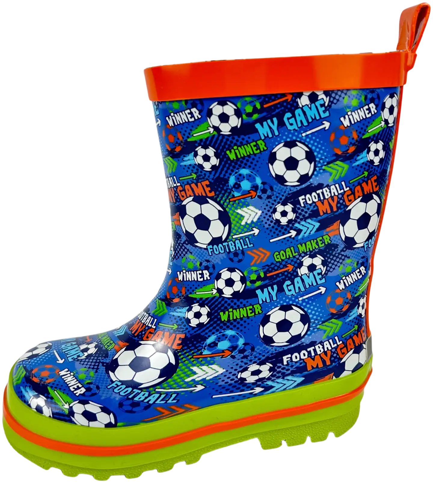 Ciraf lasten kumisaappaat Football RB - Blue - 1