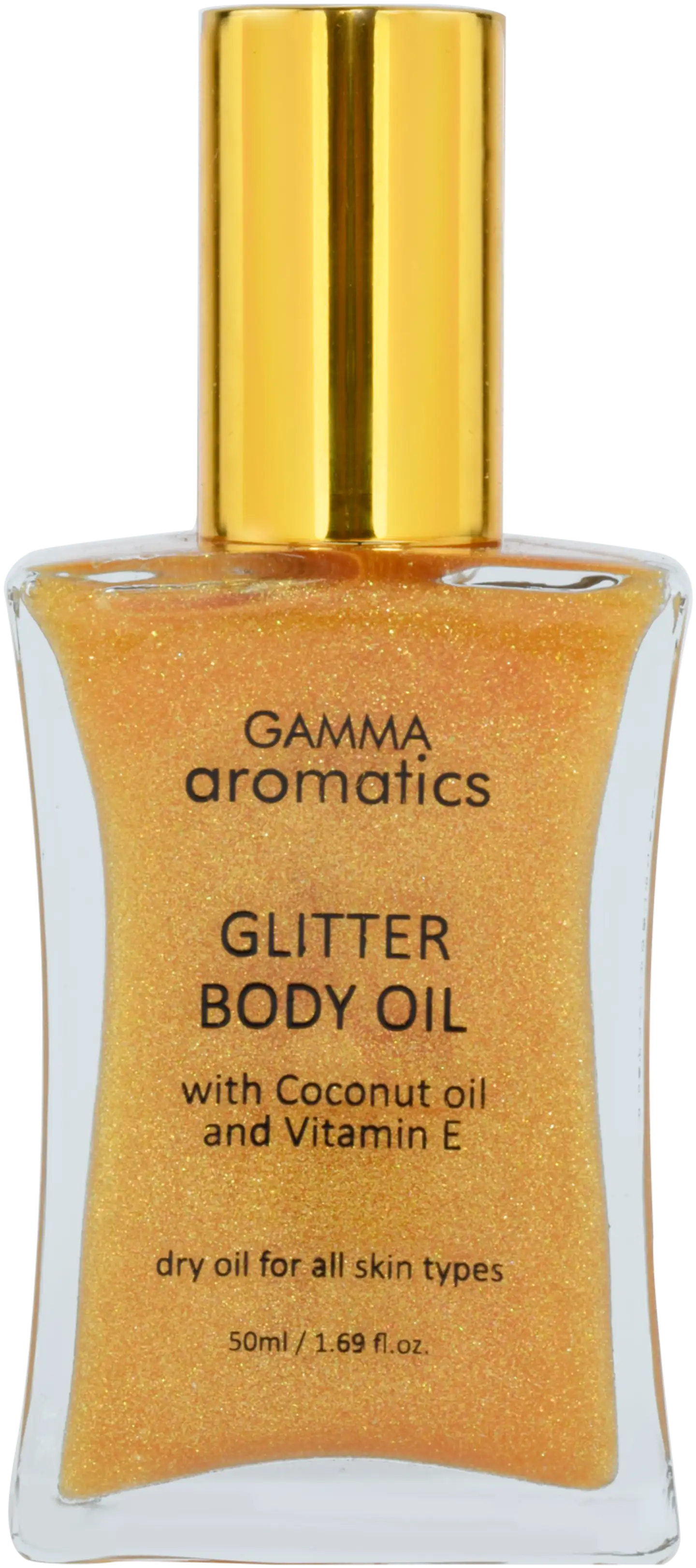 GAMMA aromatics Glitter vartaloöljy Gold 50ml