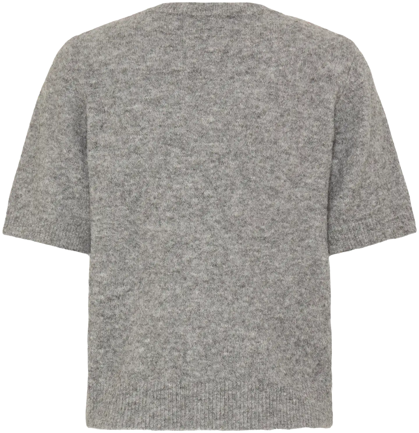 B.young naisten neulepusero Byomea - Mid Grey Melange - 2