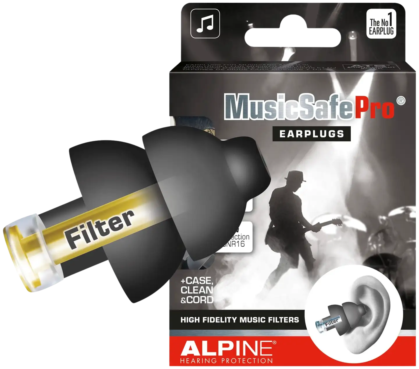 Alpine kuulosuojaimet MusicSafe Pro Black