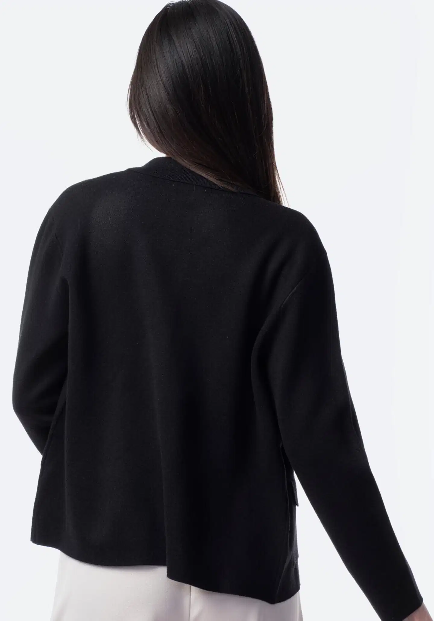 TEX naisten neuletakki I286124 - BLACK 1 - 3