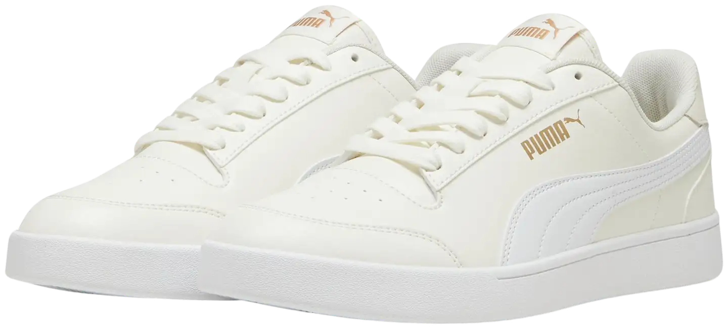 Puma naisten vapaa-ajan jalkine Suffle - Warm White-White-PUMA Gold - 1