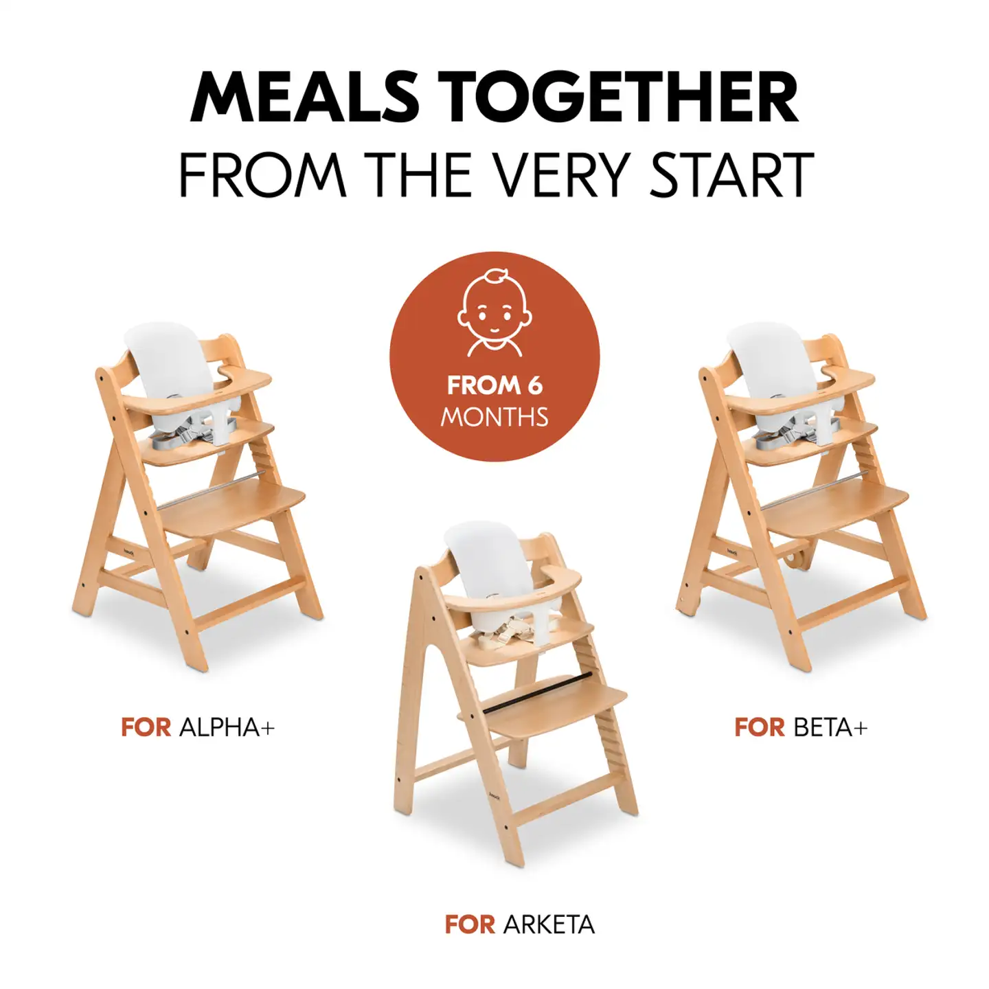 Hauck vauvaistuin syöttötuoliin Highchair - 16