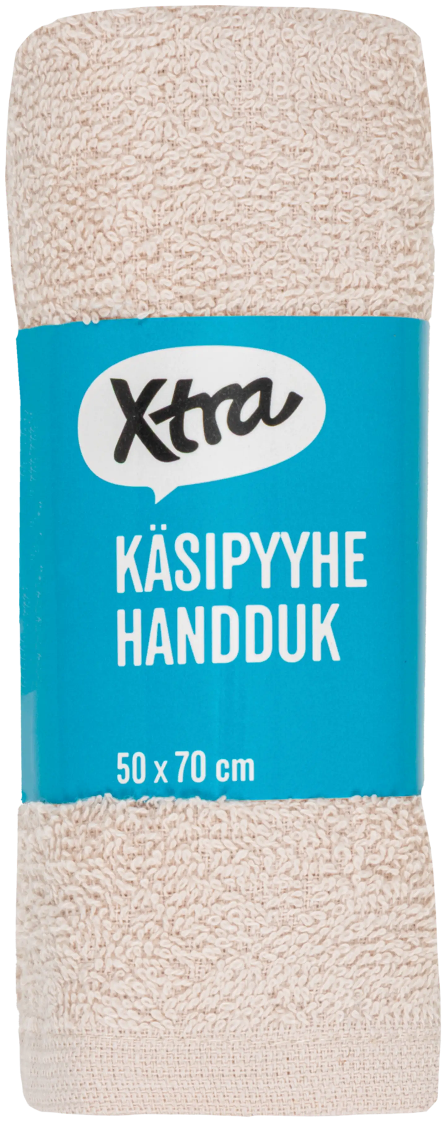 Xtra käsipyyhe Anna 50x70 cm beige