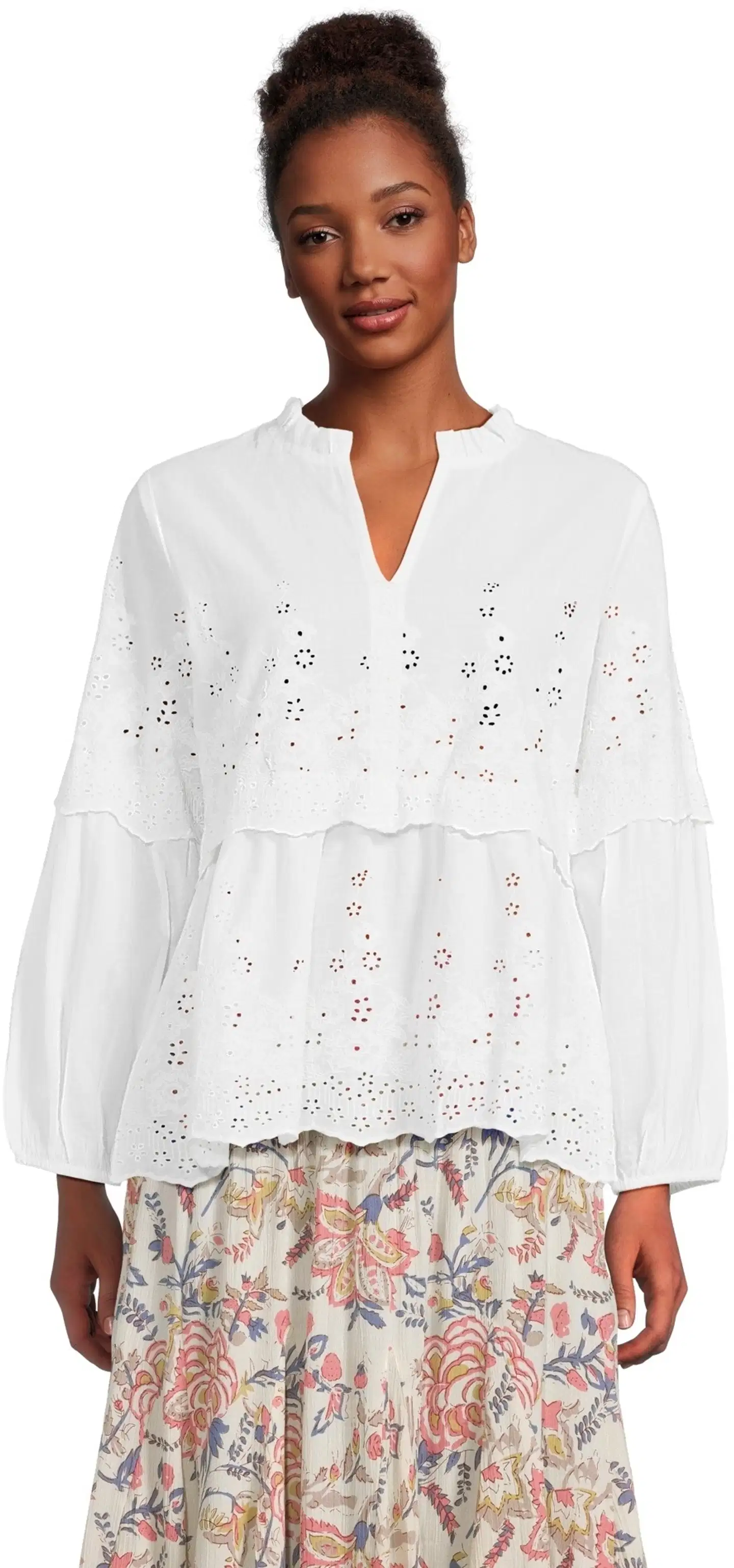 Margaux Riviera naisten pusero SDSL-SS26-02 - WHITE - 1