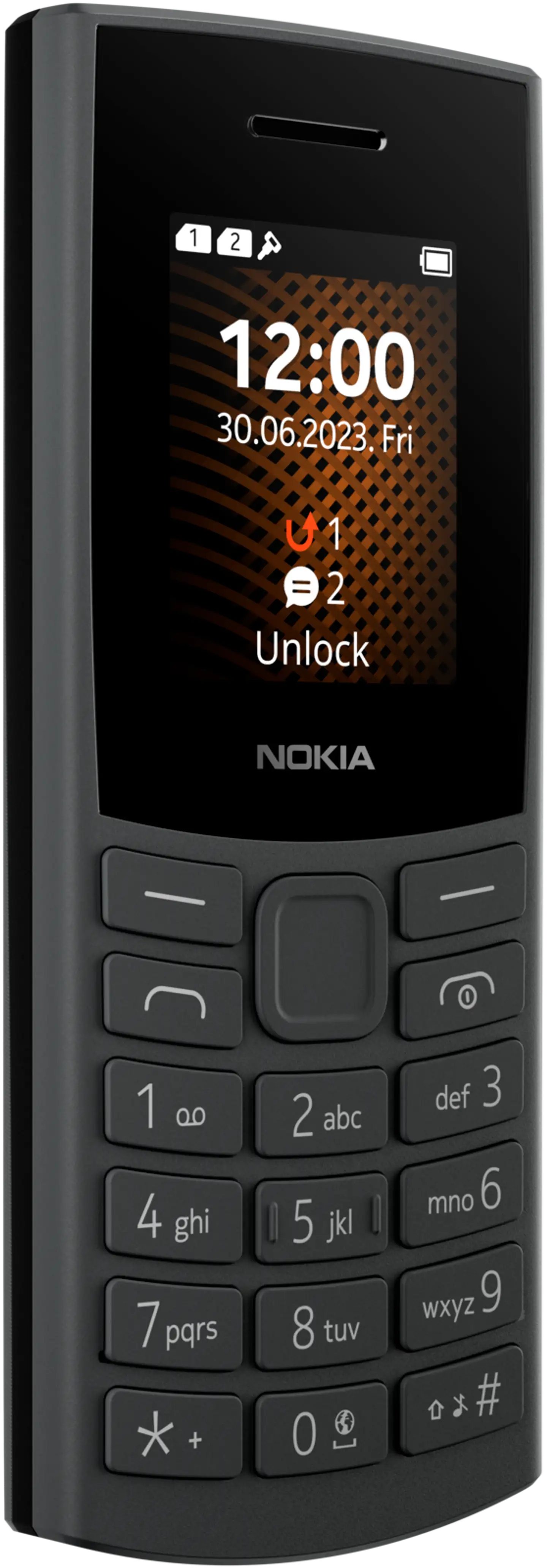 Nokia 105 4G peruspuhelin hiilenharmaa - 3