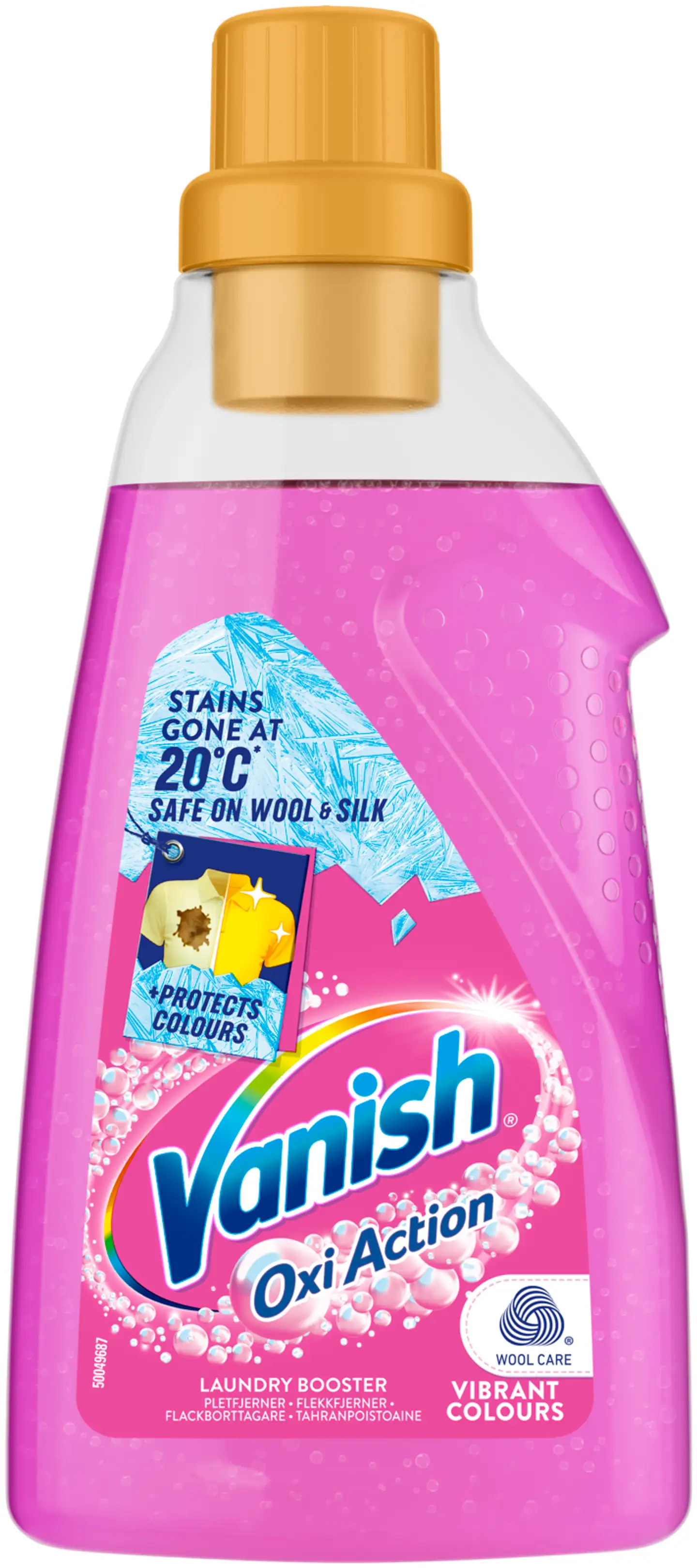 Vanish Pink Laundry Booster Stain removal gel 750ml