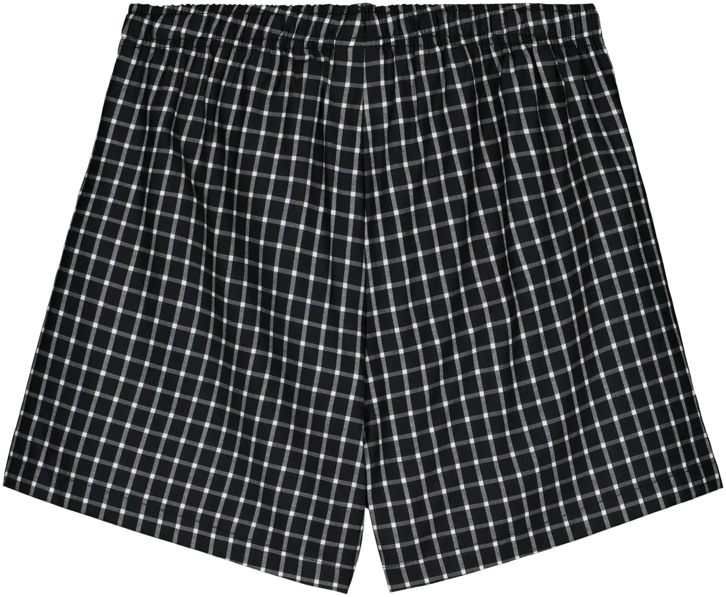 WKLY. naisten pyjamashortsit 212W042631 - black check - 2