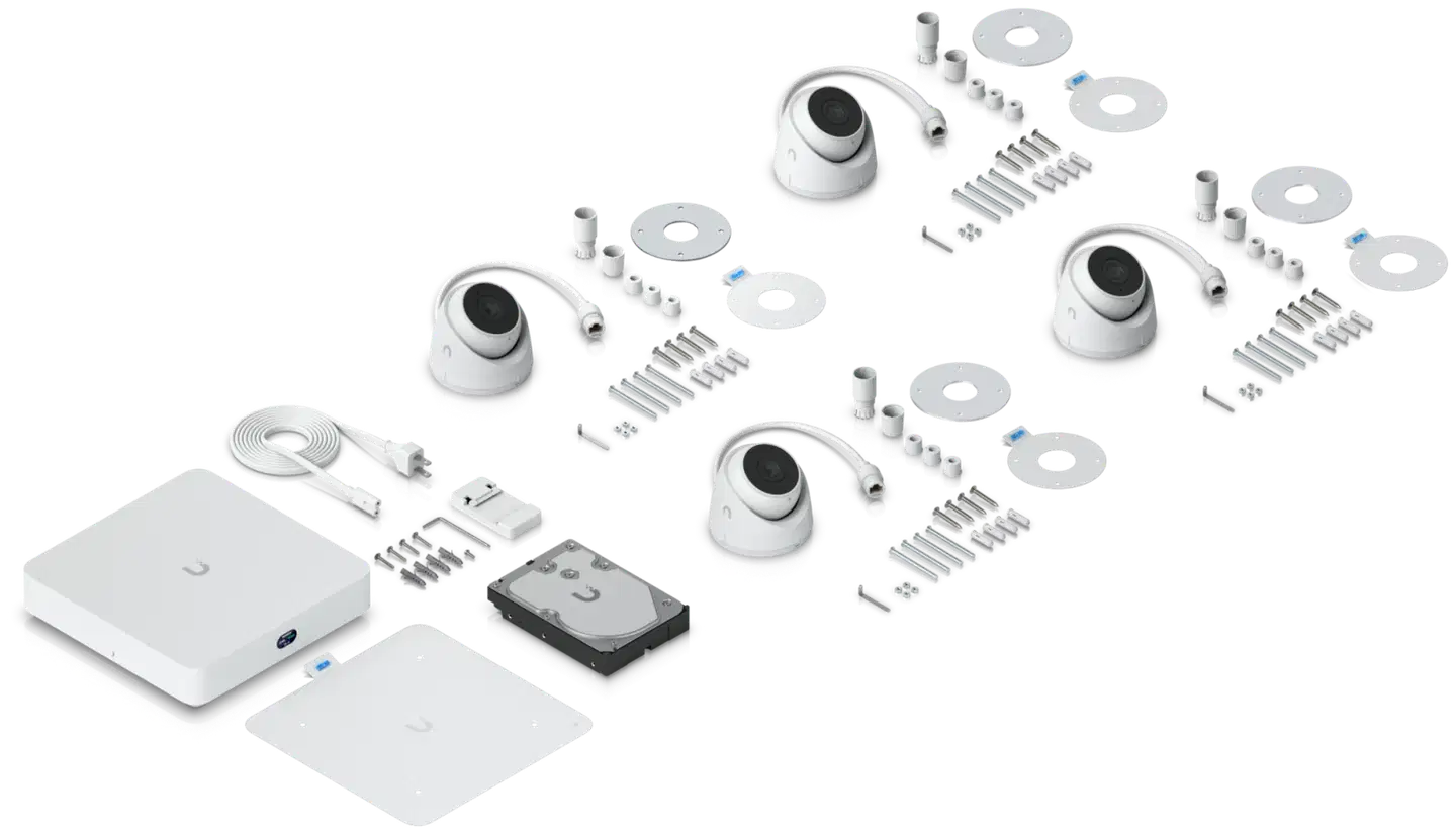 Ubiquiti kompakti NVR-tallenninsarja 4 kameralla ja integroidulla PoE-kytkimellä UNVR-Instant-Kit - 9