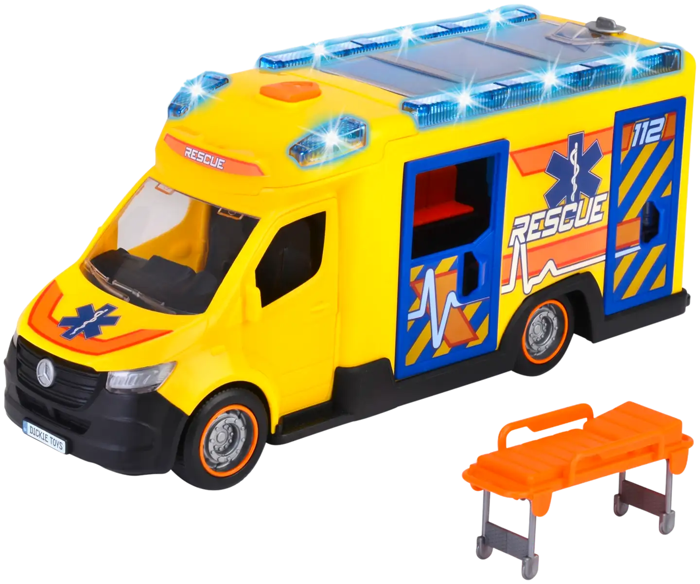 Dickie Toys Mercedes Benz Sprinter, iso ambulanssi, 34,5 cm - 2