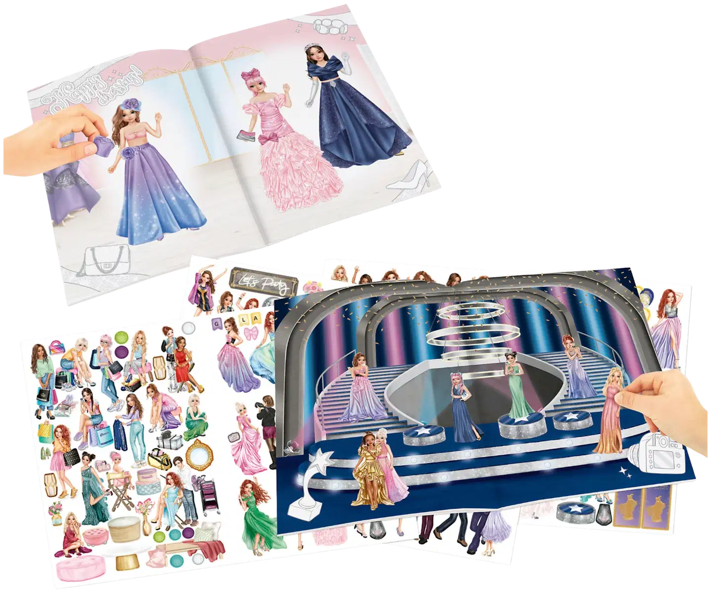 TOPModel Glamour Stickerworld tarrakirja - 4