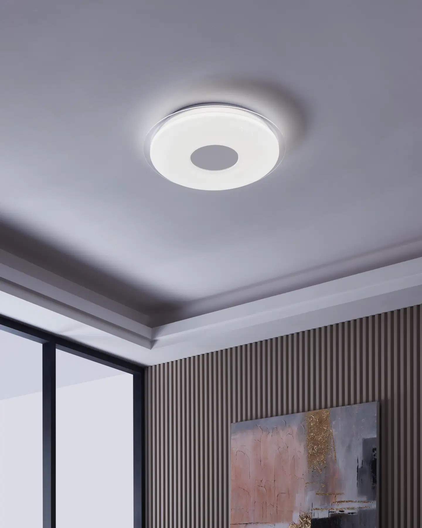 EGLO Plafondi connect.z Lanciano-Z led 56cm 4x11,2W kristalliefekti - 6