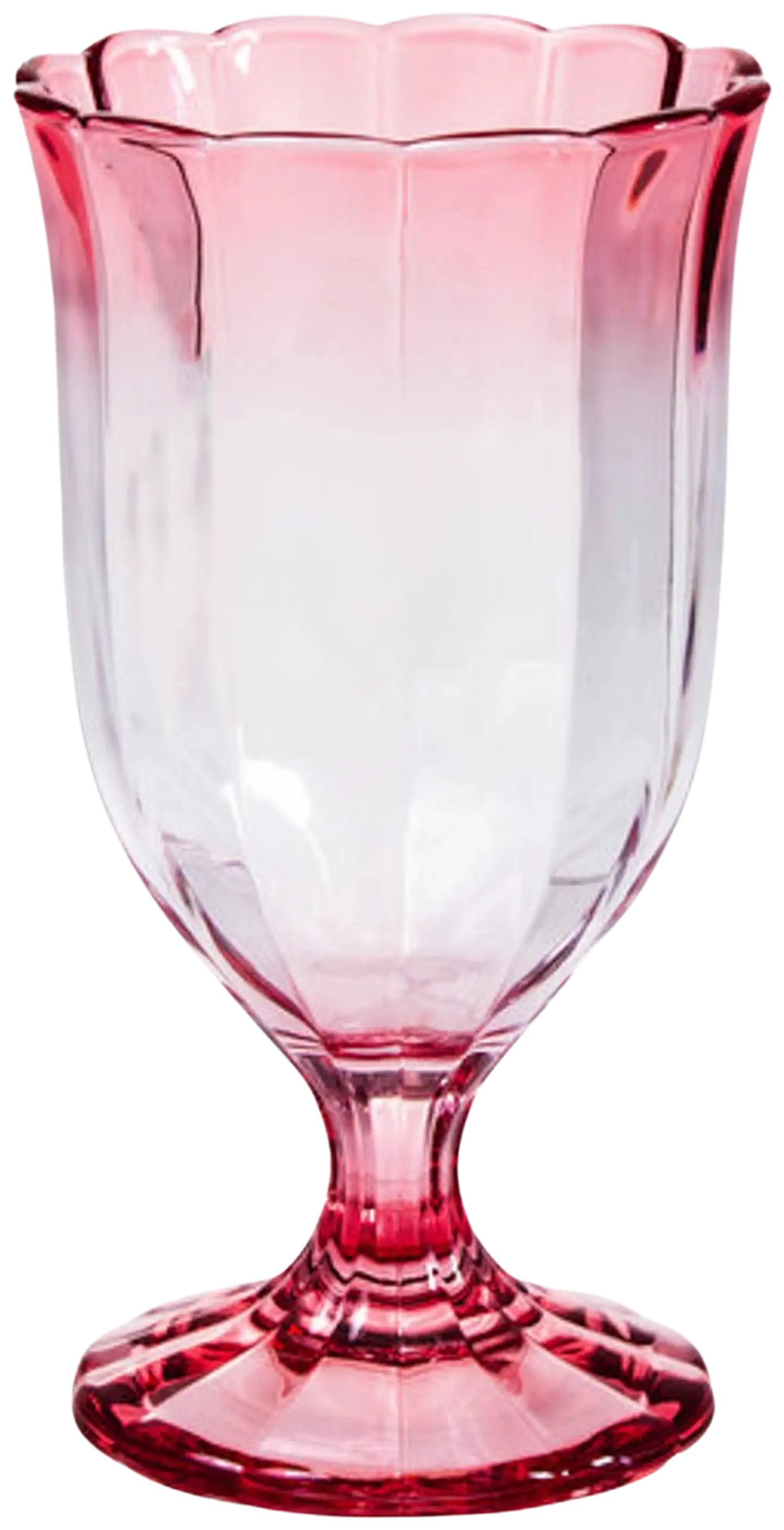 Viinilasi 16,5cm vaaleanpunainen