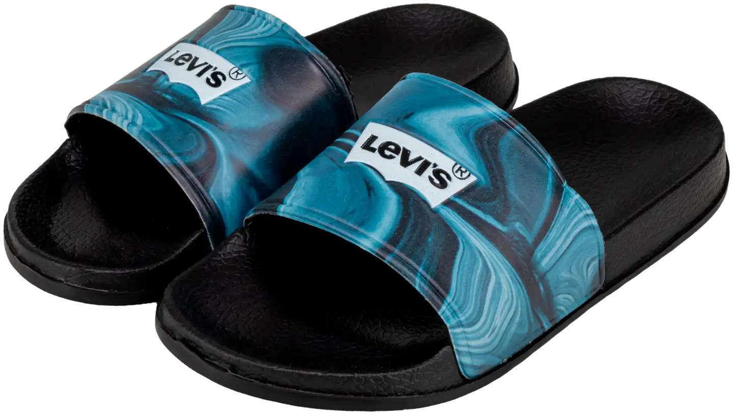 Levi's lasten suihkusandaalit Pool S - Black marble - 1