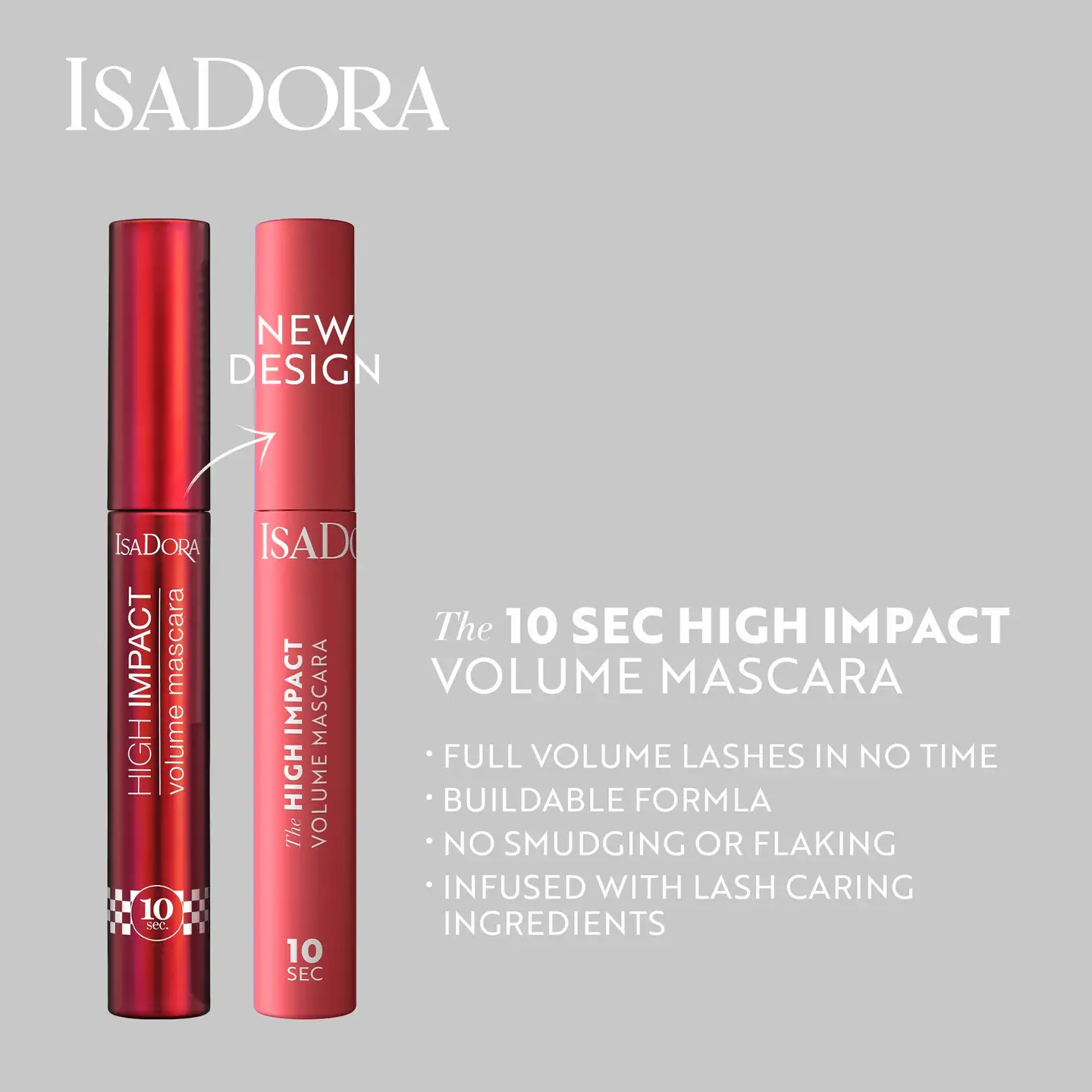 IsaDora High Impact Volume Mascara ripsiväri Black 9 ml - 3