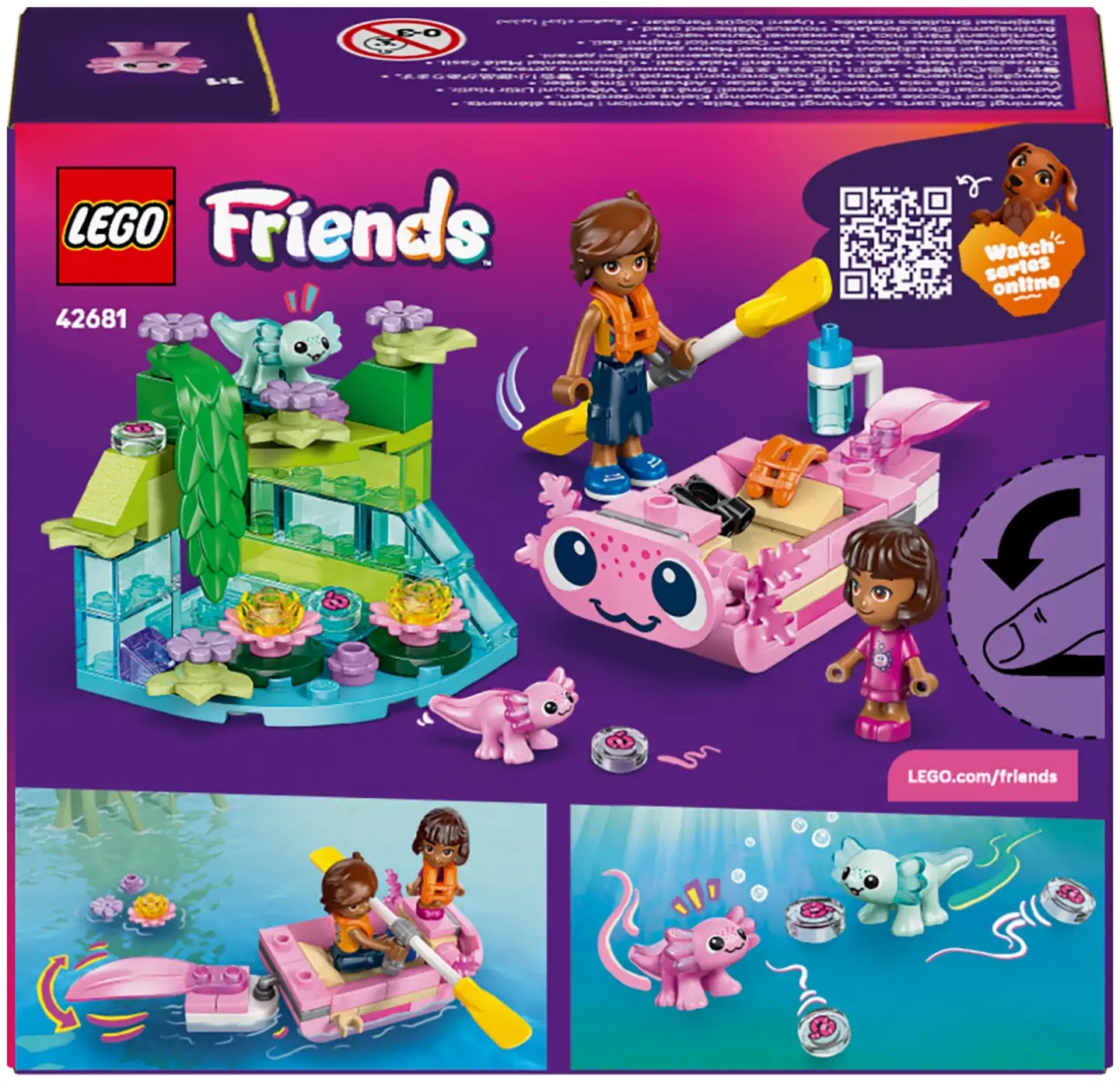 LEGO® LEGO Friends 42681 Aksolotli-seikkailuvene - 6