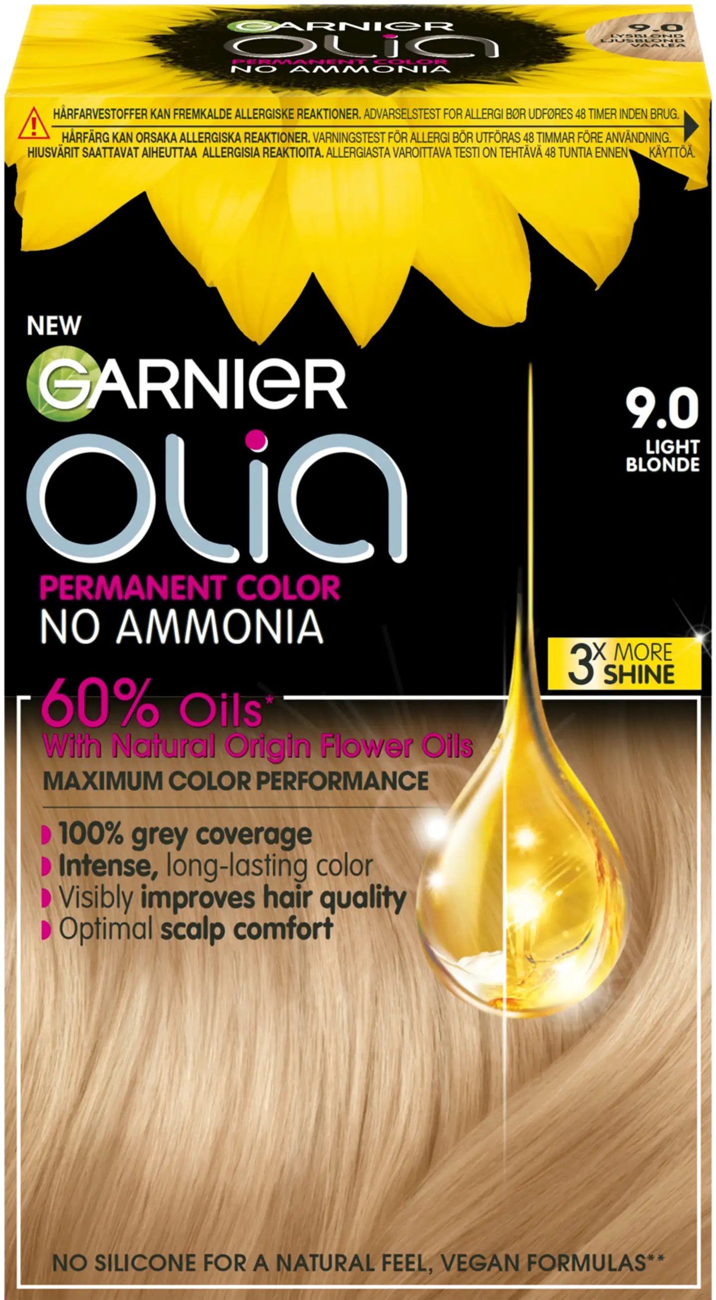 Garnier Olia 9.0 Light Blonde kestoväri 174ml - 1