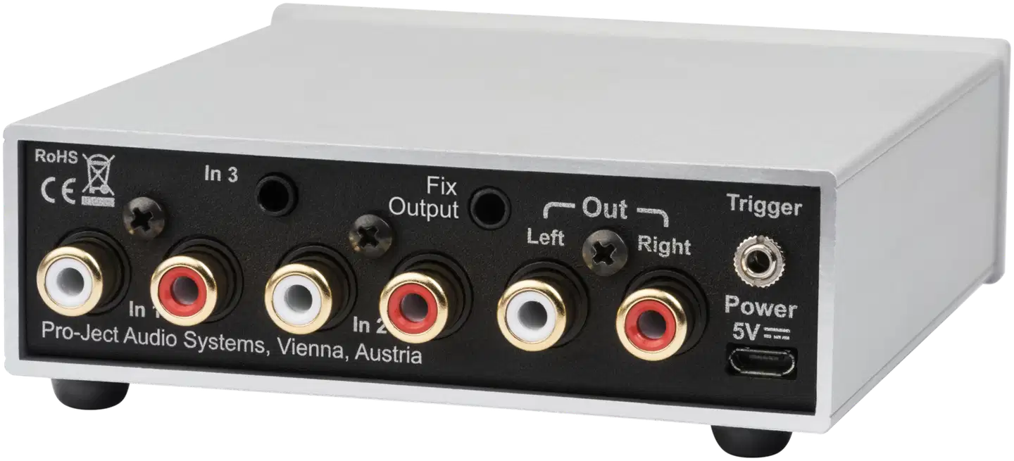 Pro-Ject Esivahvistin Pre Box S2 Analogue hopea - 2