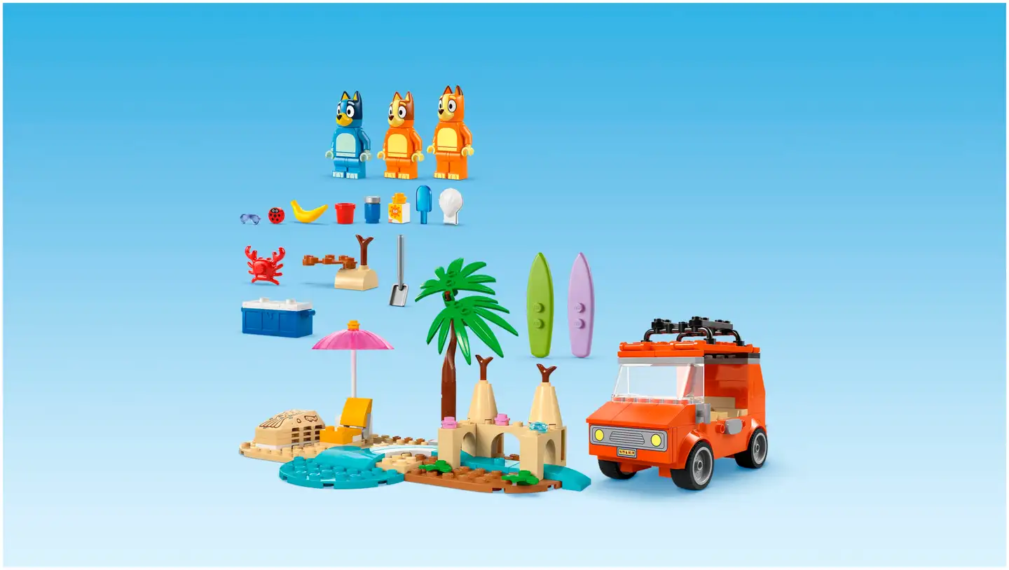 LEGO Bluey 11202 Blueyn perheen autoretki rannalle - 7