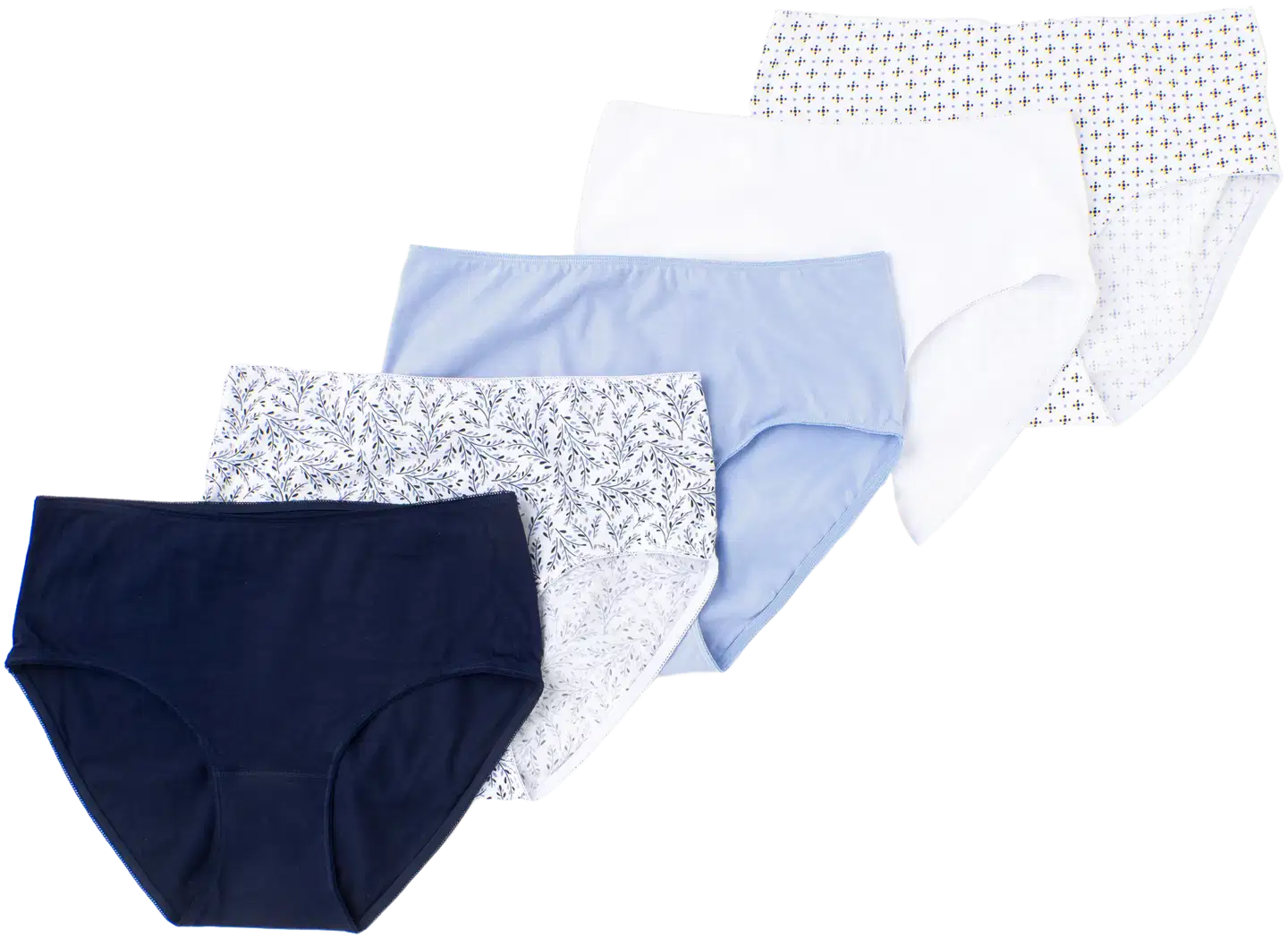 TEX BASIC naisten maxi-alushousut I928729 5-pack - BLUE 3 - 1