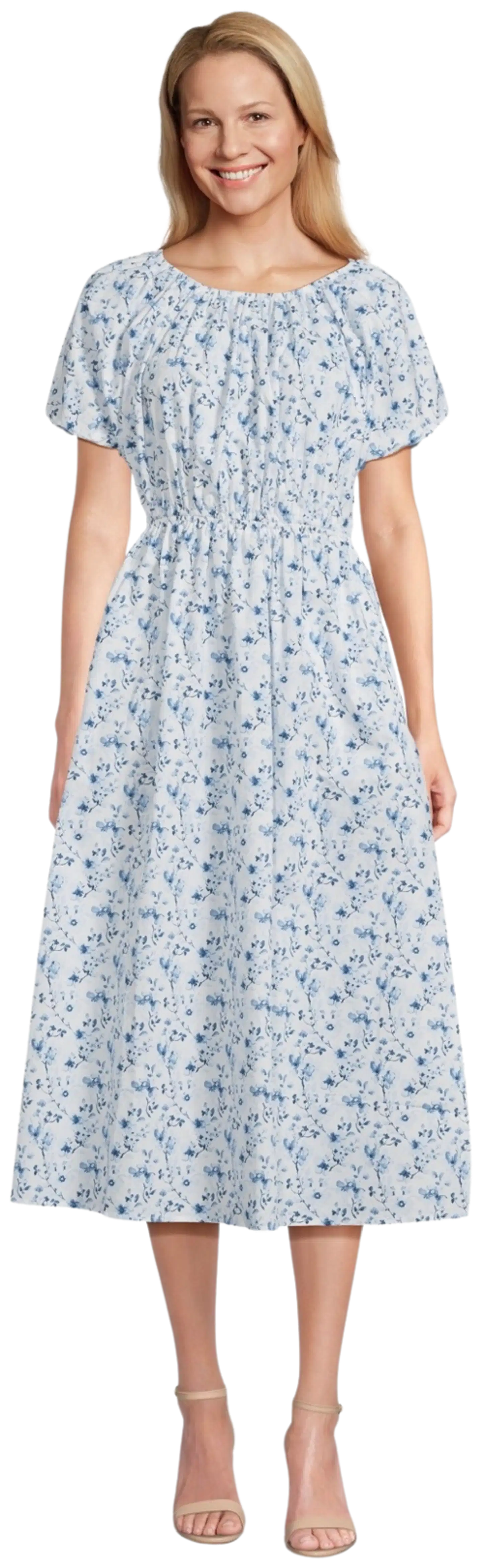 House naisten kesämekko 218H261733 - White aop - 1