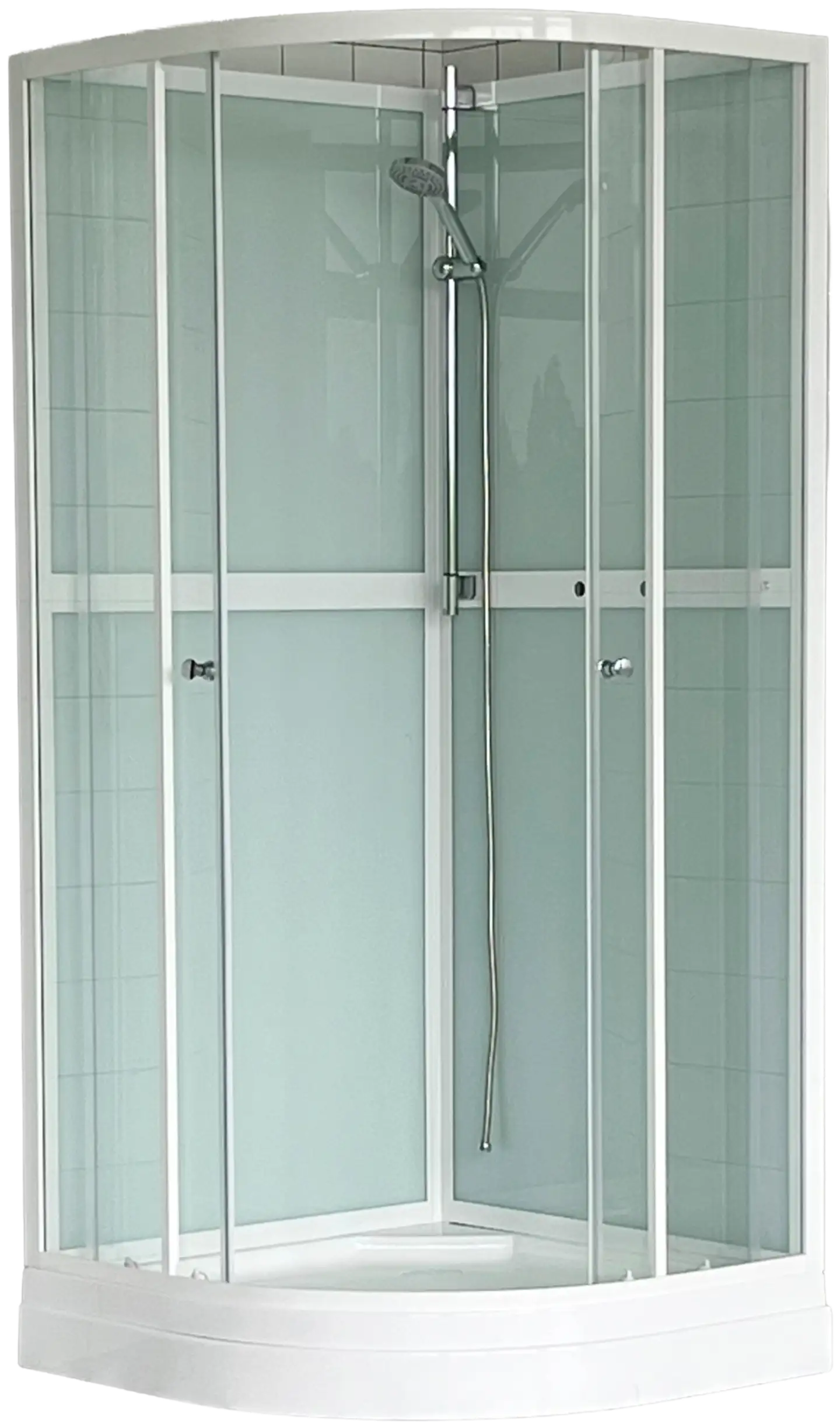 Lektar Indoor Suihkukaappi Luoto pyöreä 80x80cm - 1