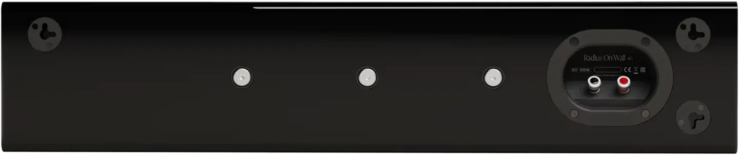 Monitor Audio Radius On-Wall 4G seinäkaiutin SRAD4GOWB musta - 2