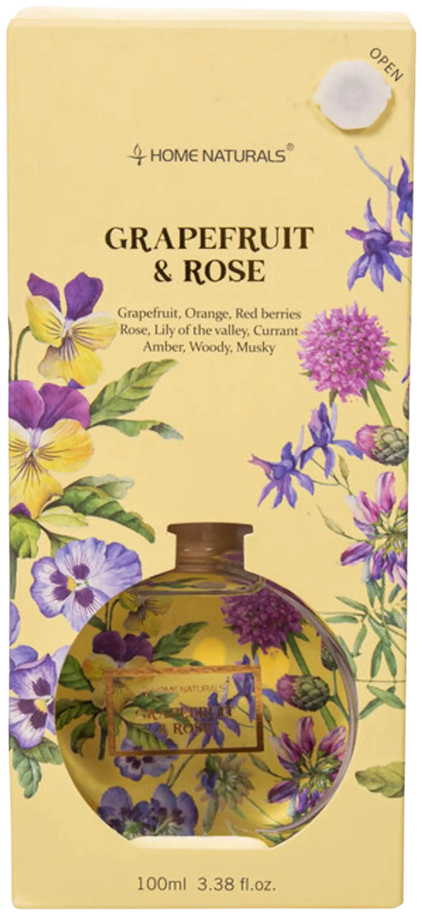 AmandaB Huonetuoksu 100ml Grape&Rose