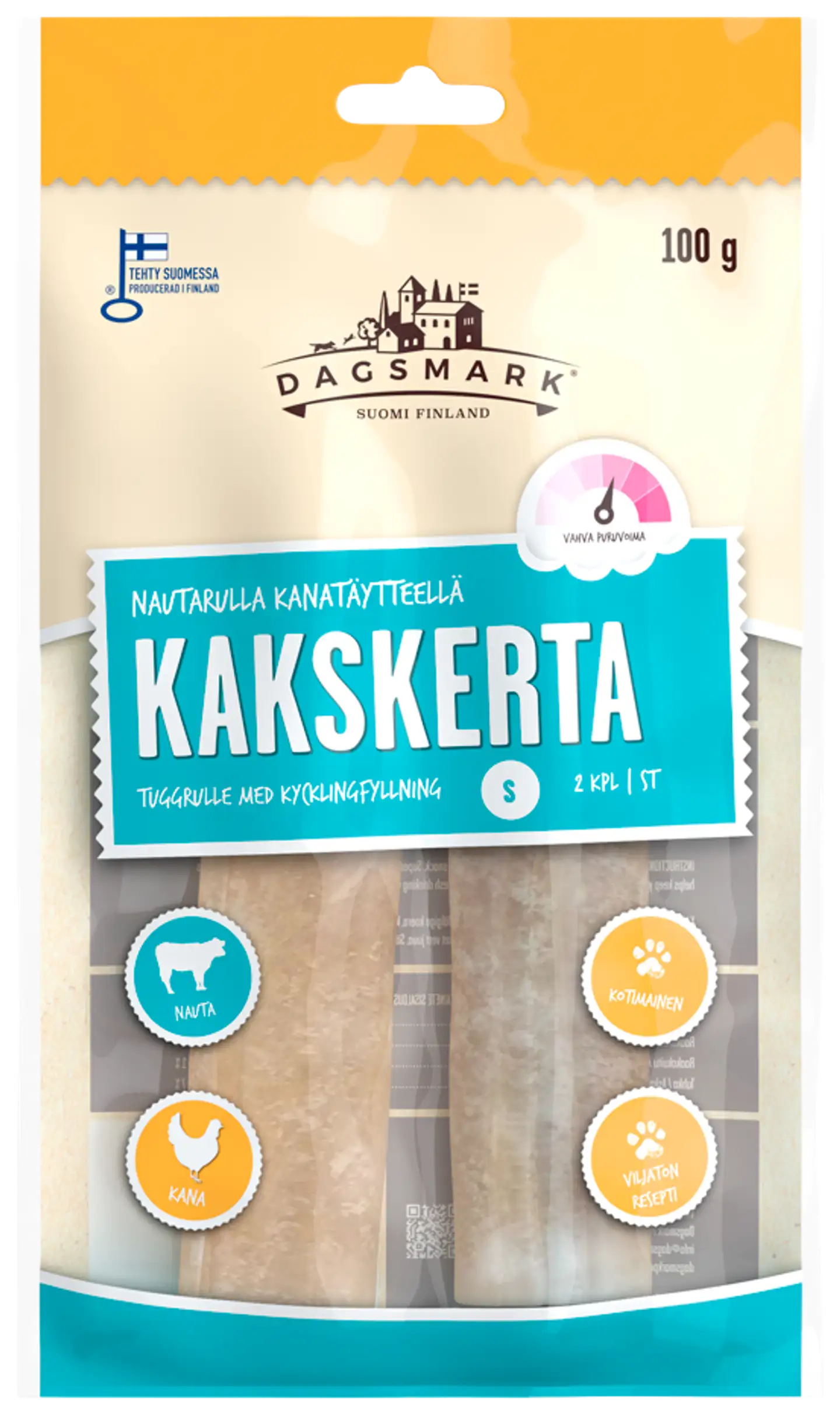 Dagsmark KAKSKERTA nautarulla kanatäytteellä 100 g